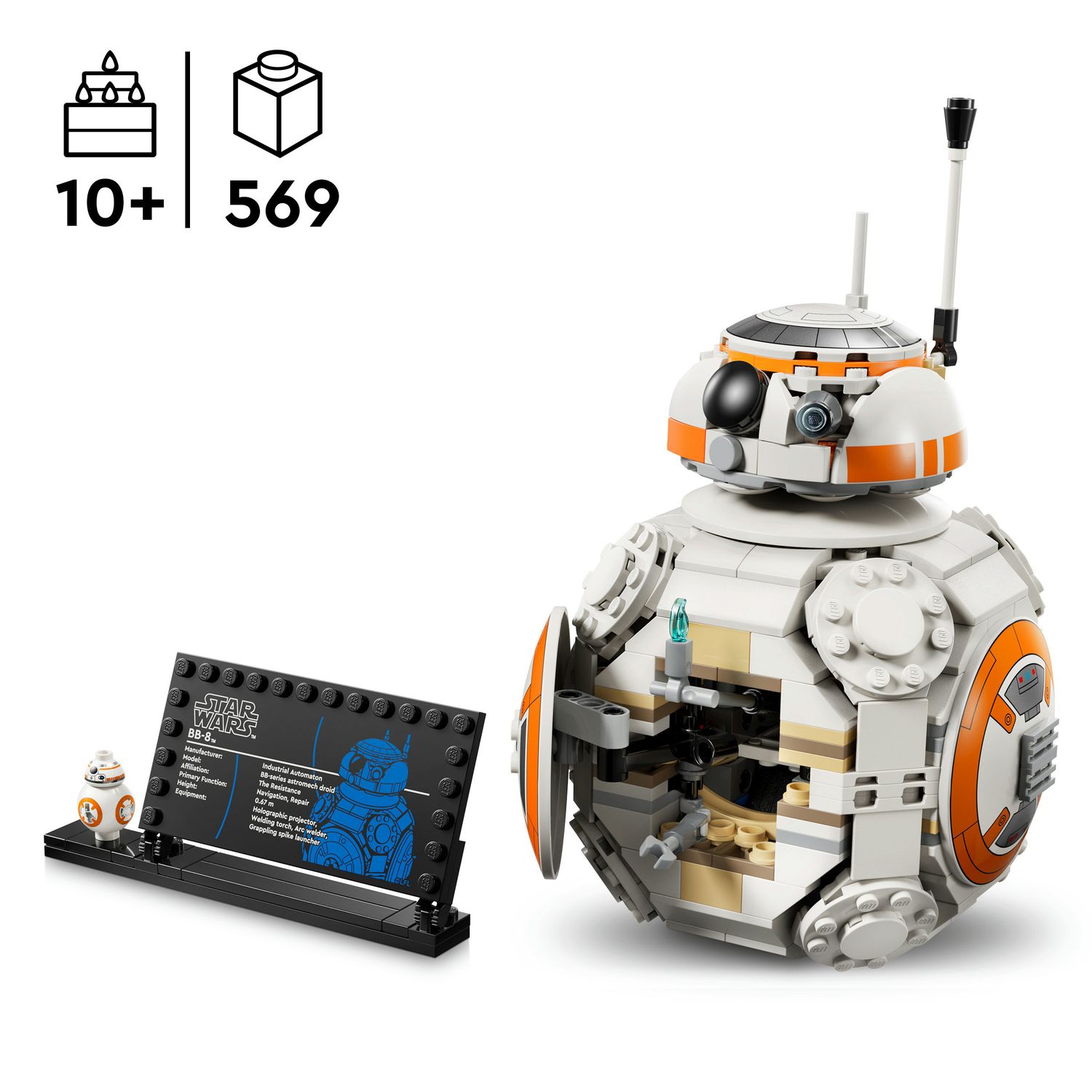 Lego star wars 75452 – droide astromeccanico bb-8 - Lego