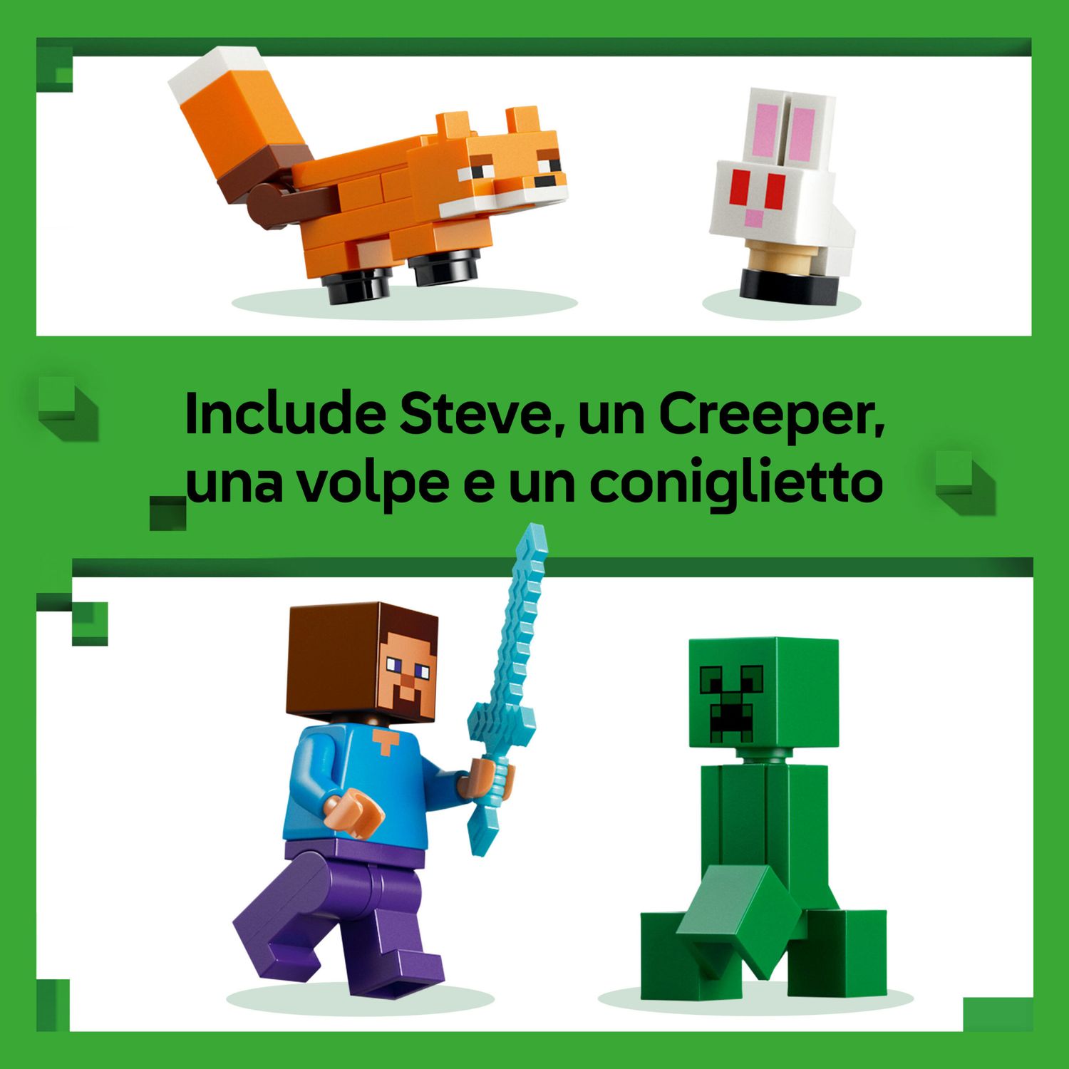 Lego minecraft 21583 – avventura di steve nella taiga - Lego