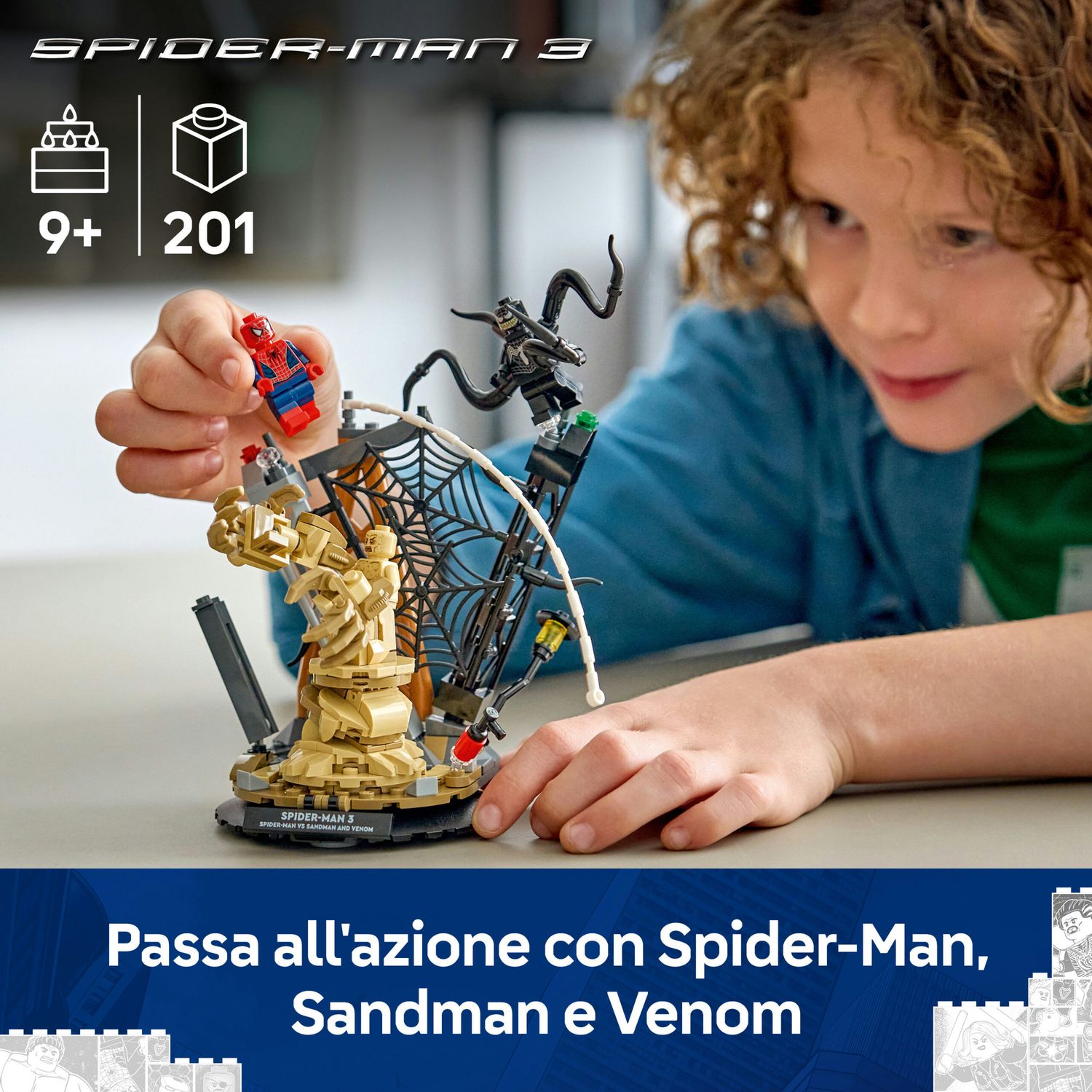 Lego marvel 76334 – battaglia epica spider-man vs sandman - LEGO SUPER HEROES