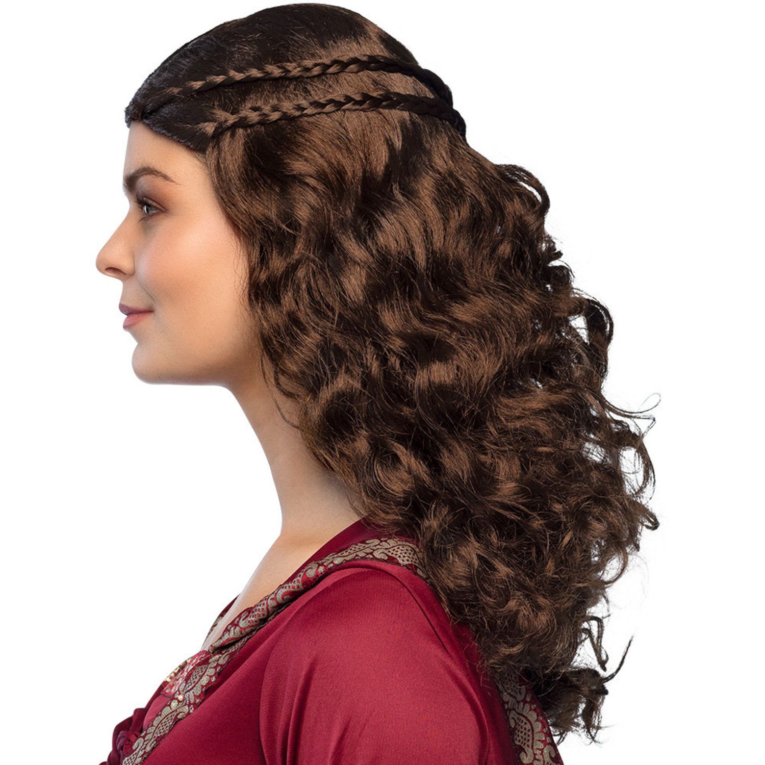 Parrucca fanciulla adulto con capelli sintetici carnevale - BIGIEMME