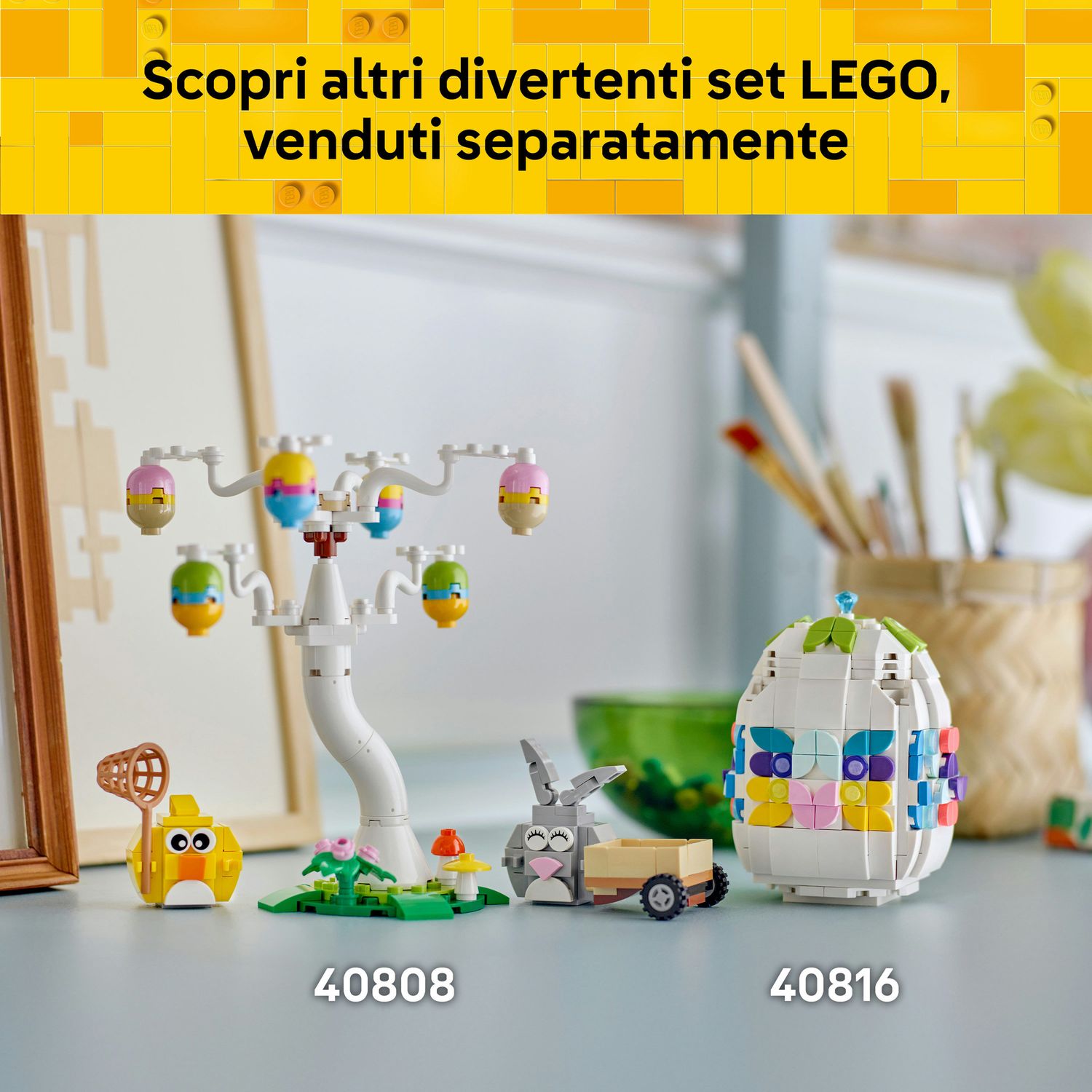 Lego 40816 uovo di pasqua decorativo - LEGO ICONS