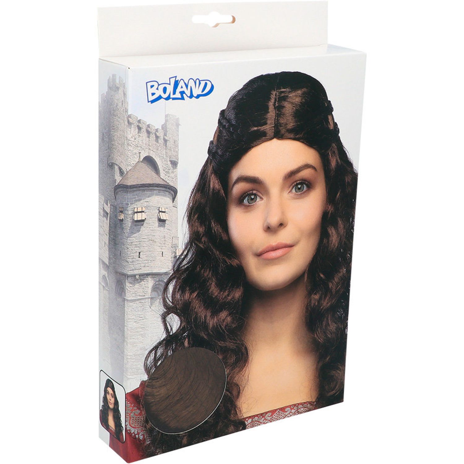 Parrucca fanciulla adulto con capelli sintetici carnevale - BIGIEMME