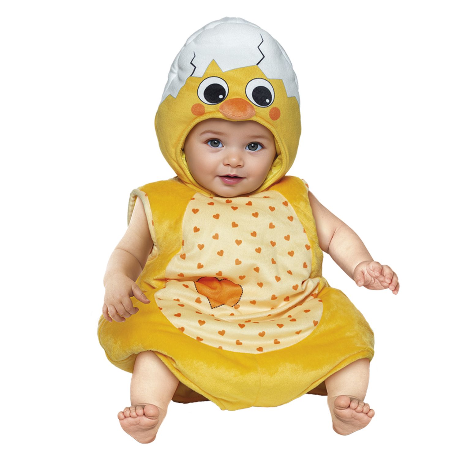 Costume pulcino baby neonato 6-12 mesi - carnaval queen - CARNAVAL QUEEN