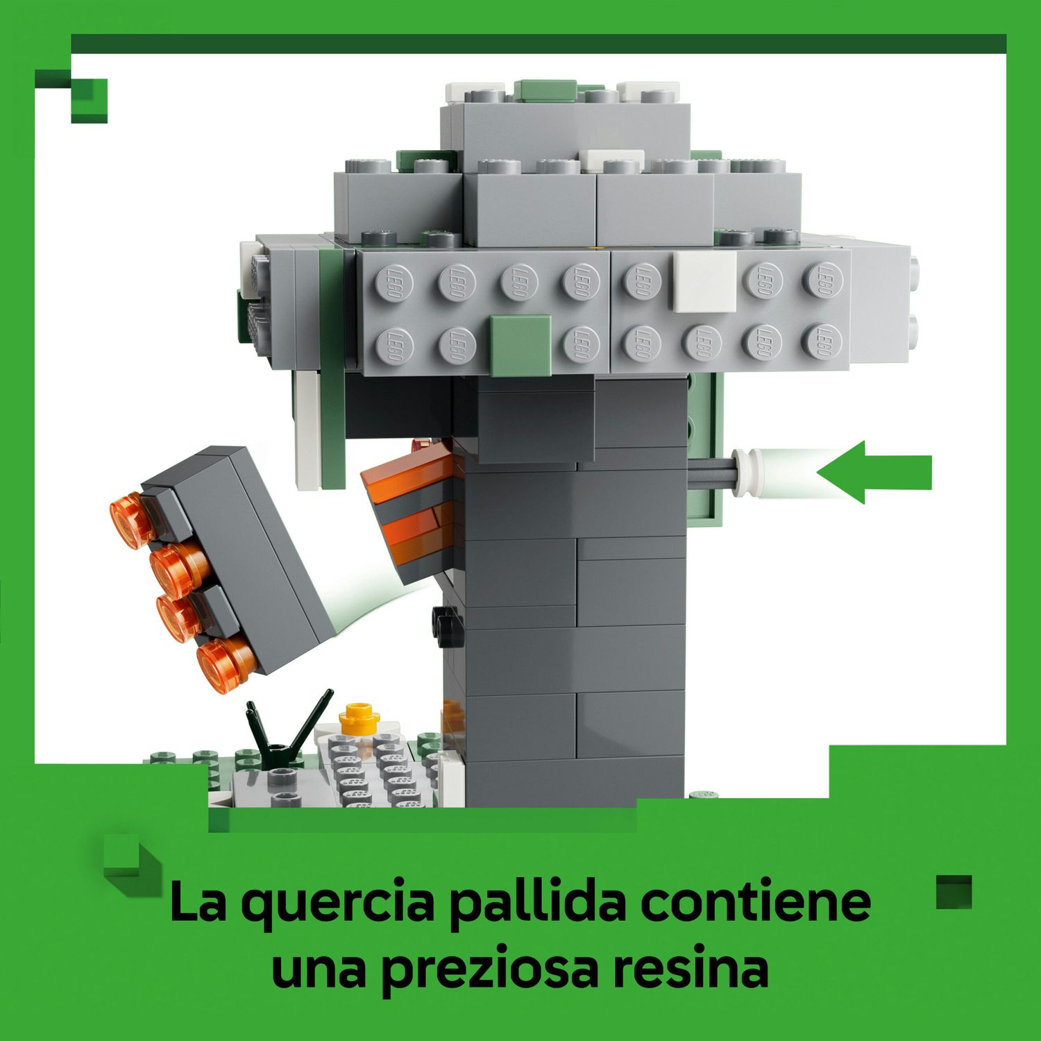 Lego minecraft 21586 – giardino pallido bioma in miniatura - Lego
