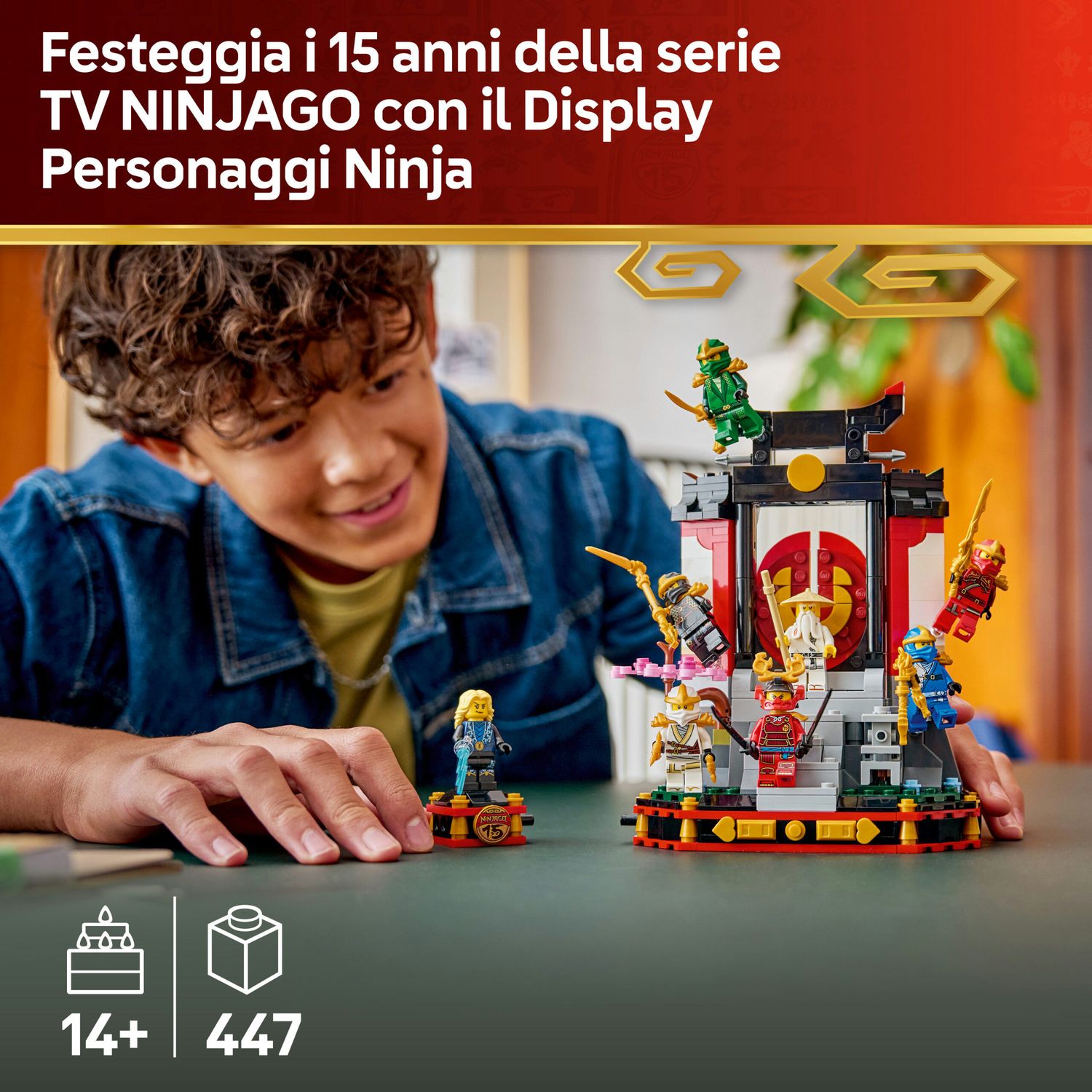 Lego ninjago 71866 – display ninja 15° anniversario - LEGO NINJAGO
