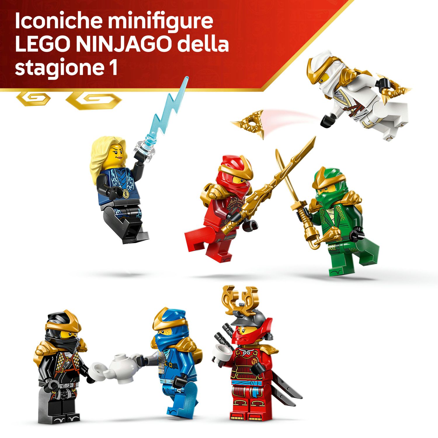 Lego ninjago 71866 – display ninja 15° anniversario - LEGO NINJAGO