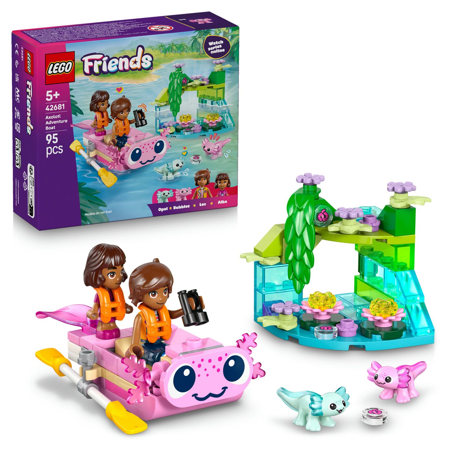 Lego friends 42681 – barca d'avventura axolotl - LEGO FRIENDS