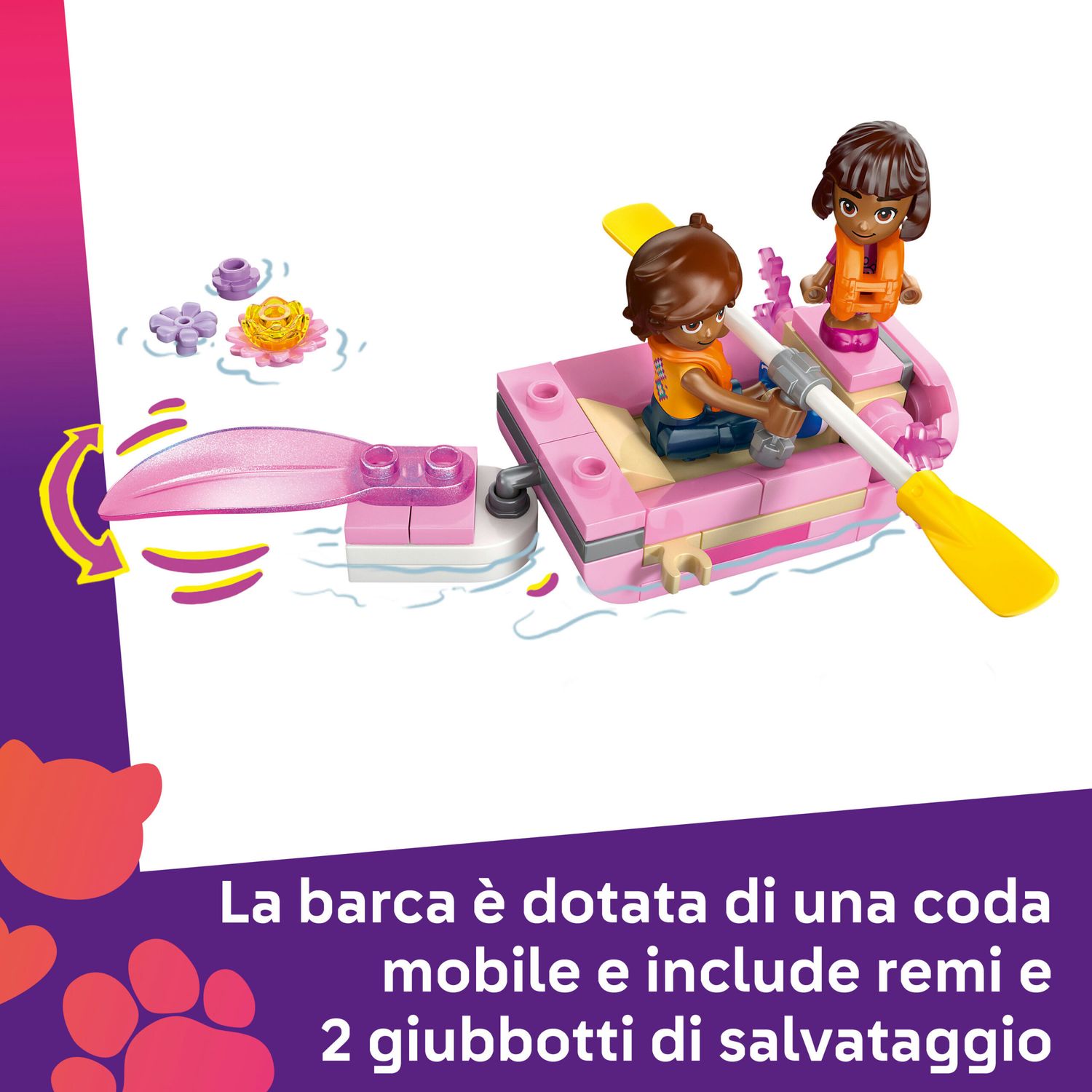 Lego friends 42681 – barca d'avventura axolotl - LEGO FRIENDS