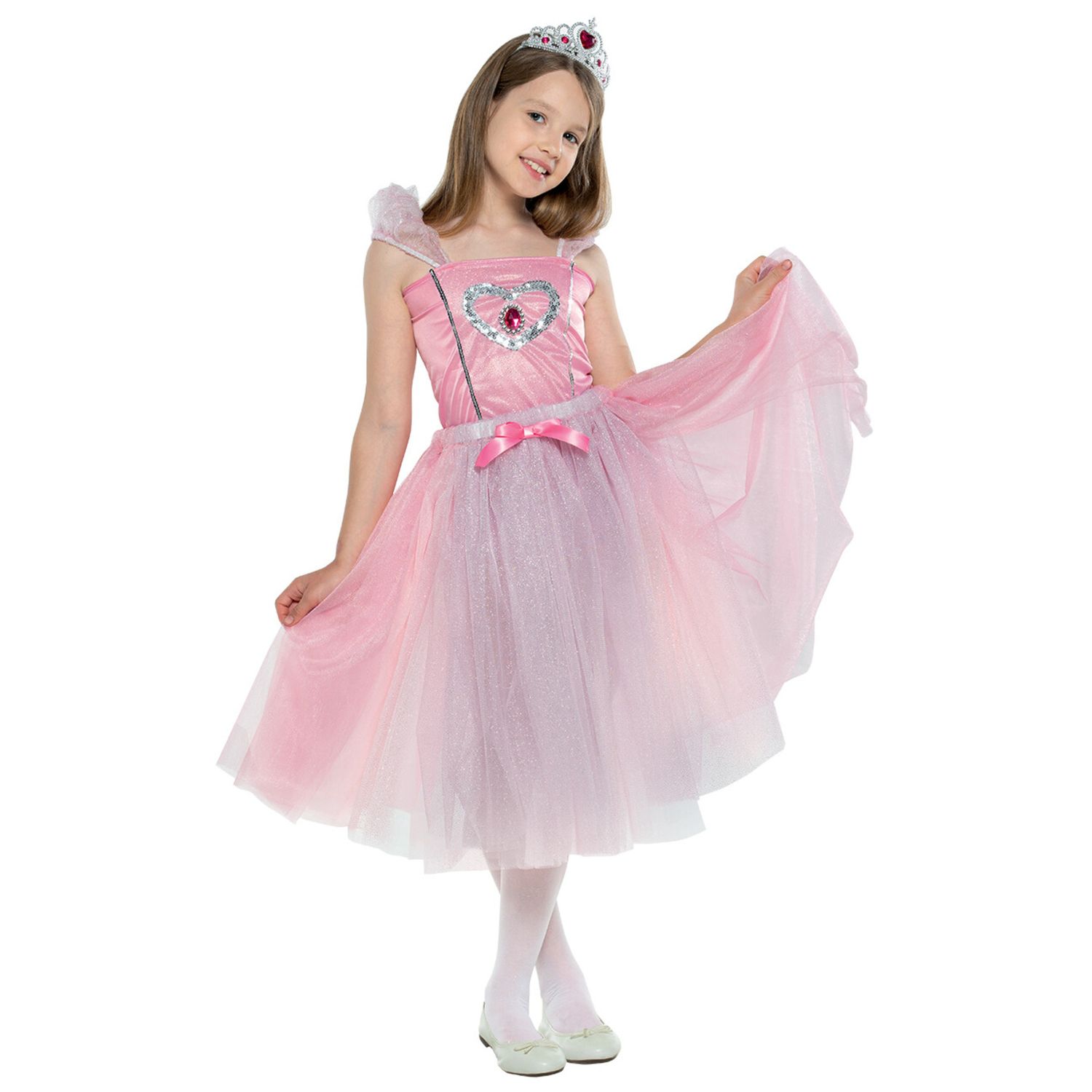 Costume carnevale principessa rosa bambina taglia unica - carnaval queen - CARNAVAL QUEEN