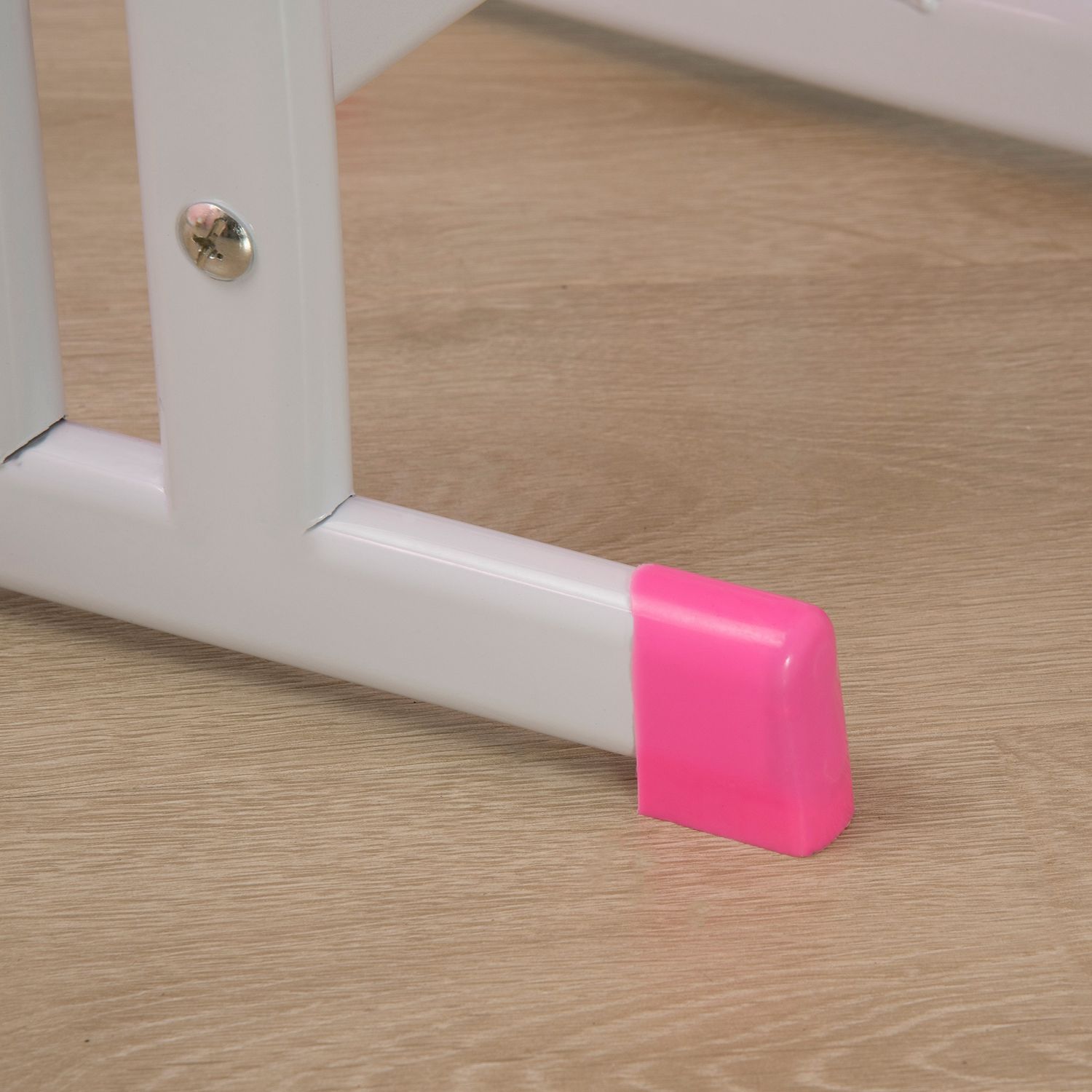 Banco scuola con sedia ad altezza regolabile per bambini 6-12 anni, acciaio e mdf, rosa - 