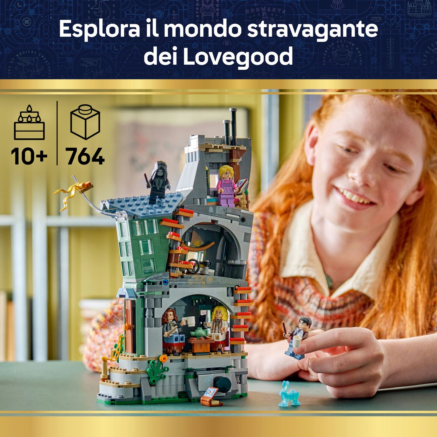 Lego harry potter 76467 – casa di luna lovegood - Lego