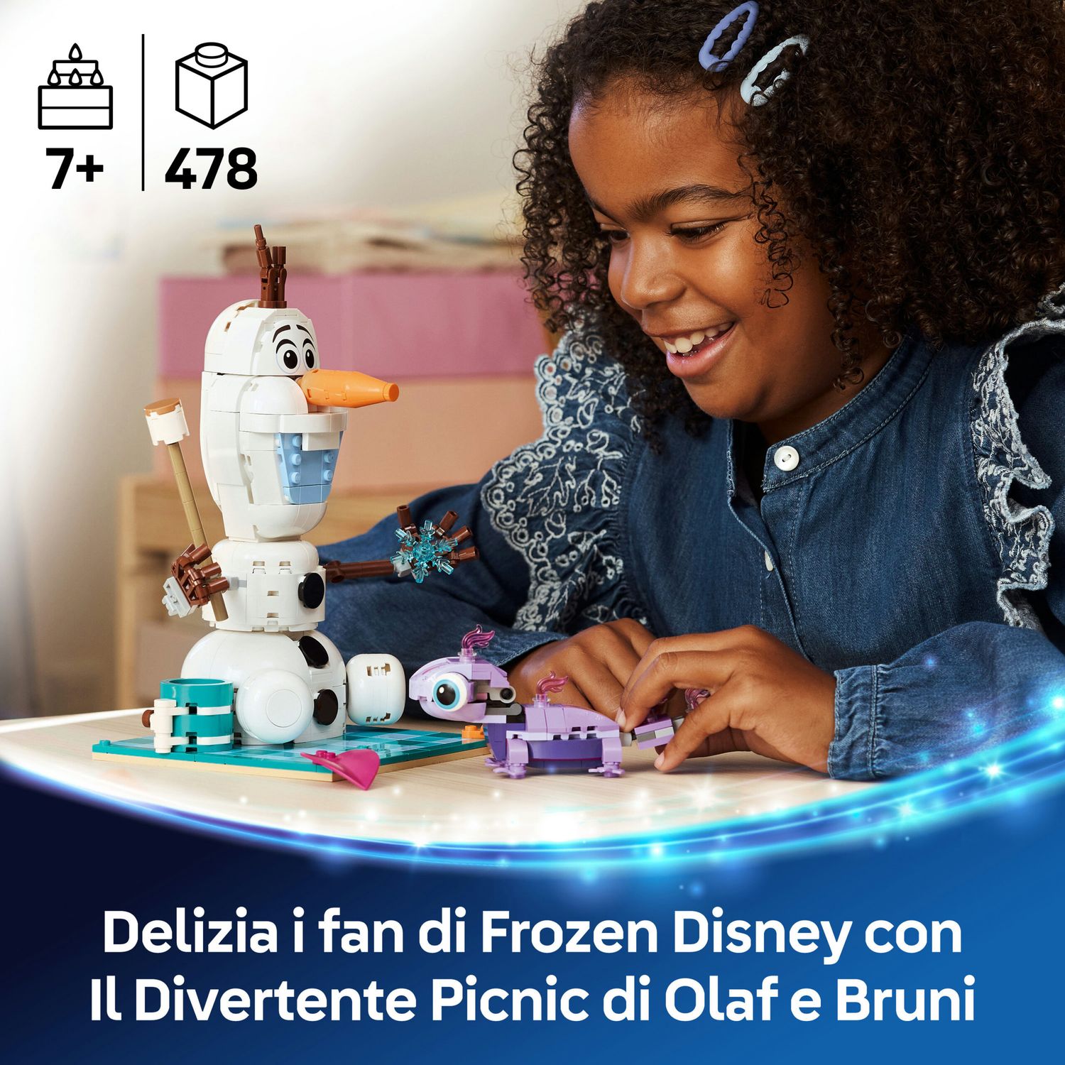 Lego disney frozen 43287 – picnic olaf bruni - Lego