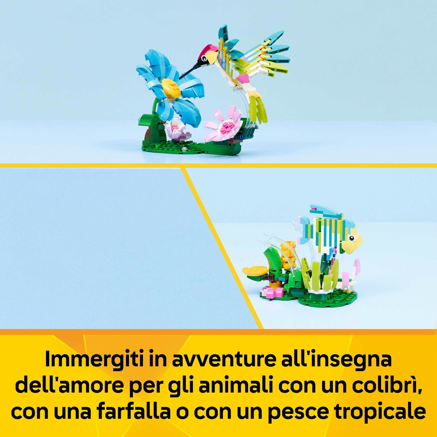 Lego creator 31384 3in1 animali selvatici: colibrì variopinto - LEGO CREATOR