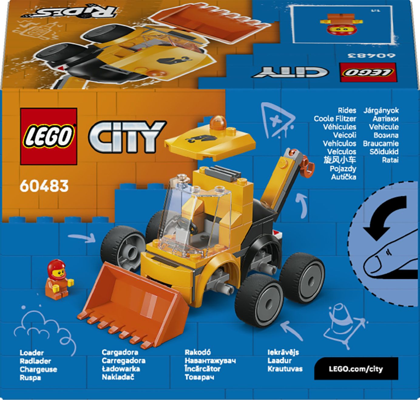 Lego city 60483 – ruspa da cantiere - LEGO CITY