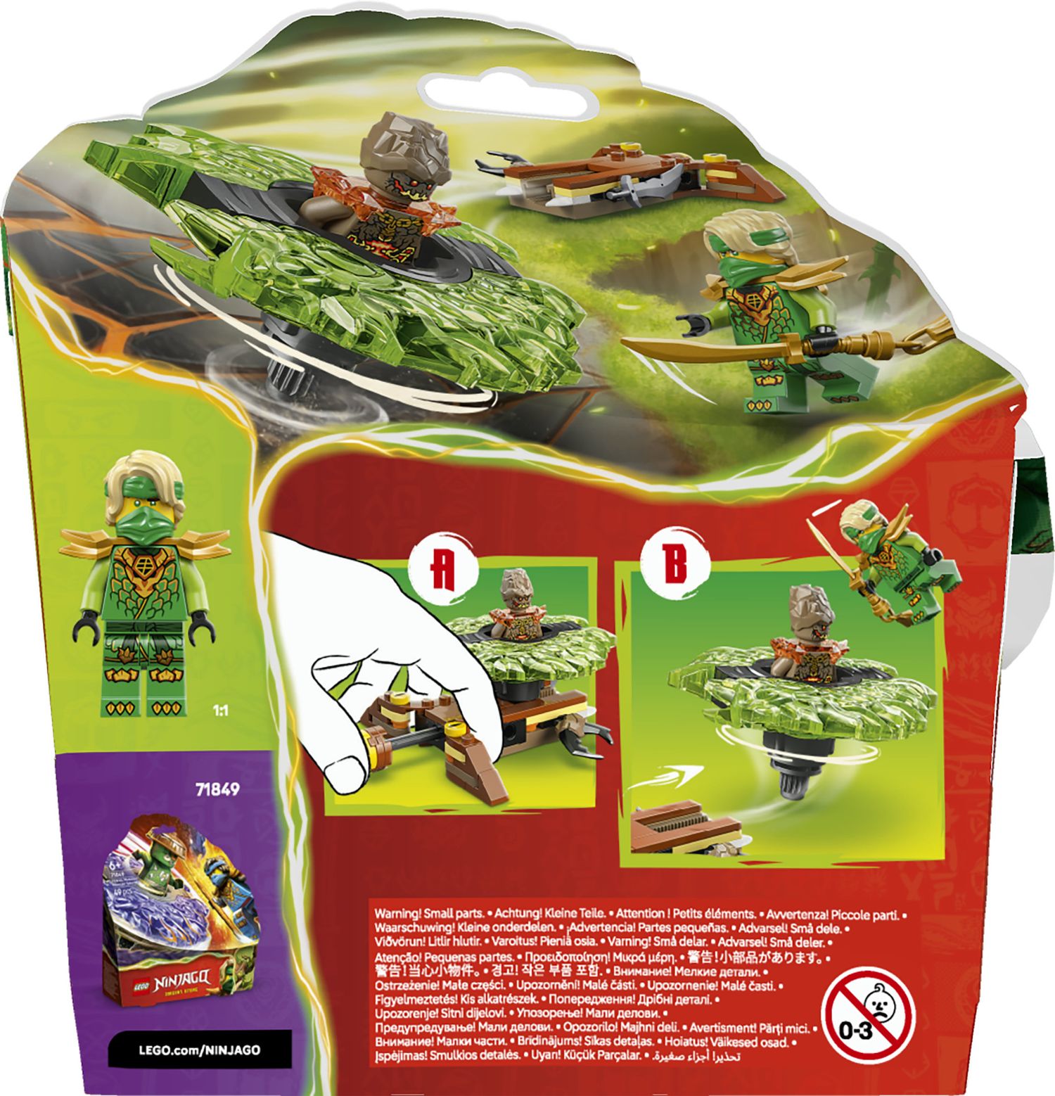 Lego ninjago 71850 – lloyd vs spinner terra - LEGO NINJAGO