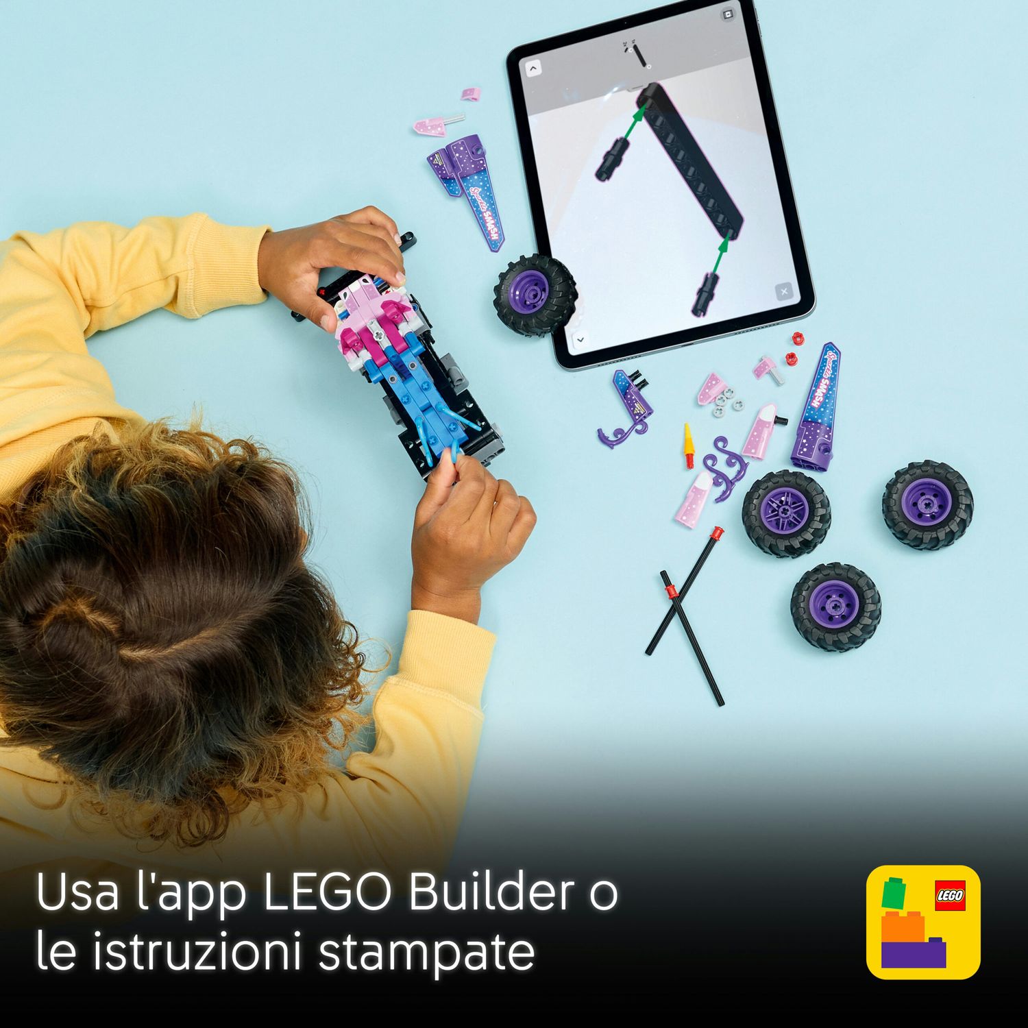 Lego technic 42220 – monster jam sparkle smash pull-back - LEGO TECHNIC