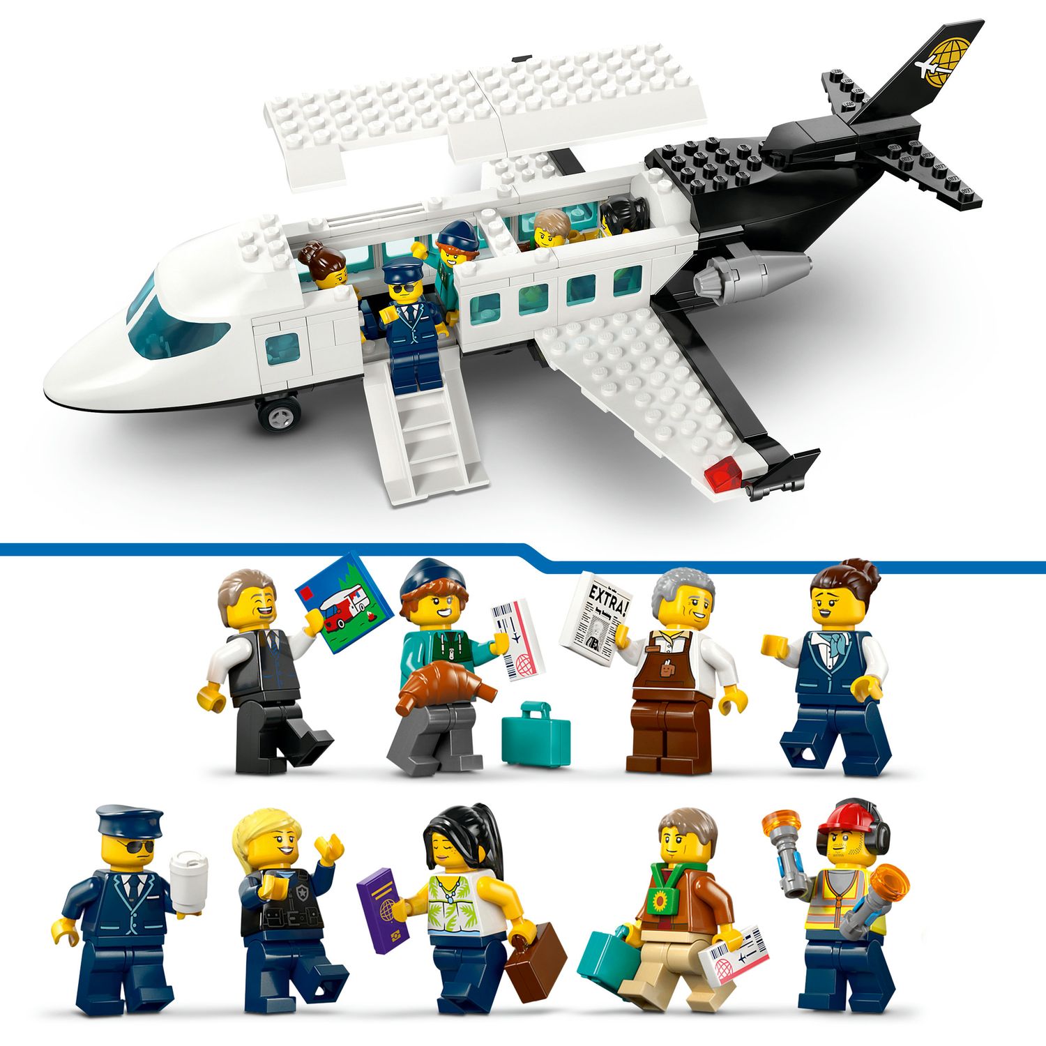 Lego city 60502 – aeroporto con aereo passeggeri - LEGO CITY