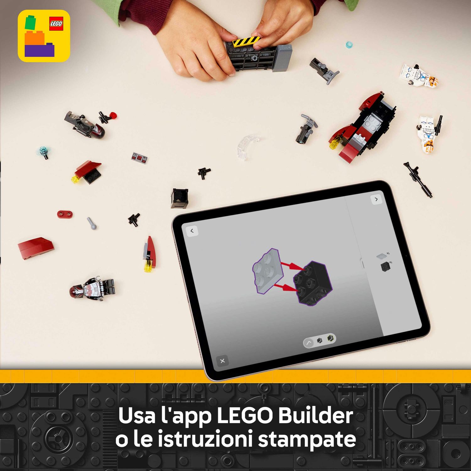 Lego star wars 75449 – battle pack assedio di mandalore - Lego