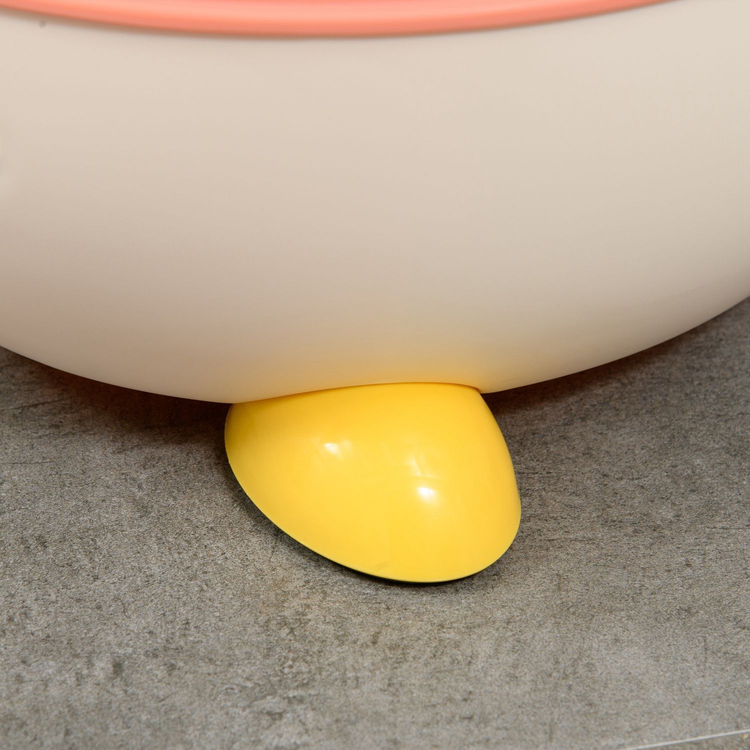 Vasino per bambini con schienale, vaschetta rimovibile e braccioli, età 6 mesi-3 anni, rosa - 