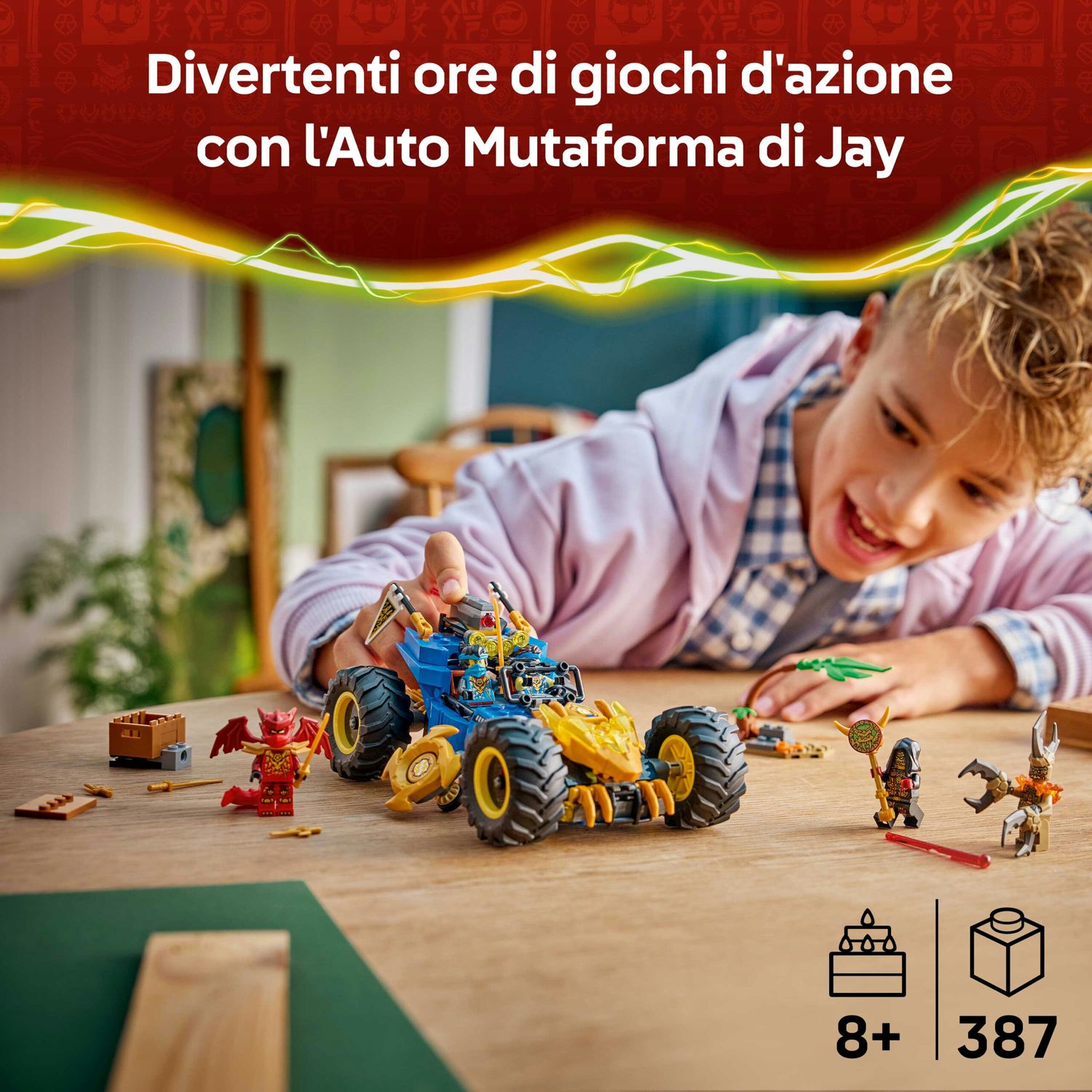 Lego ninjago 71856 – auto mutaforma di jay 2in1 - LEGO NINJAGO