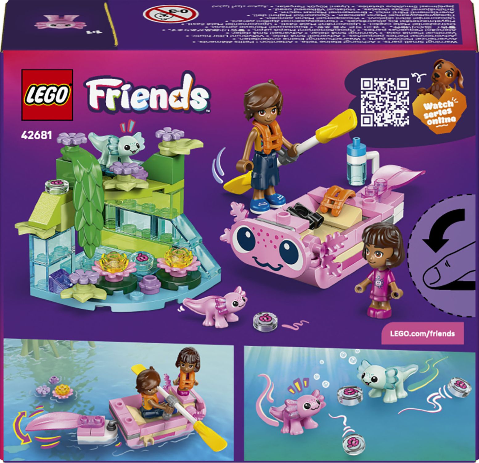 Lego friends 42681 – barca d'avventura axolotl - LEGO FRIENDS