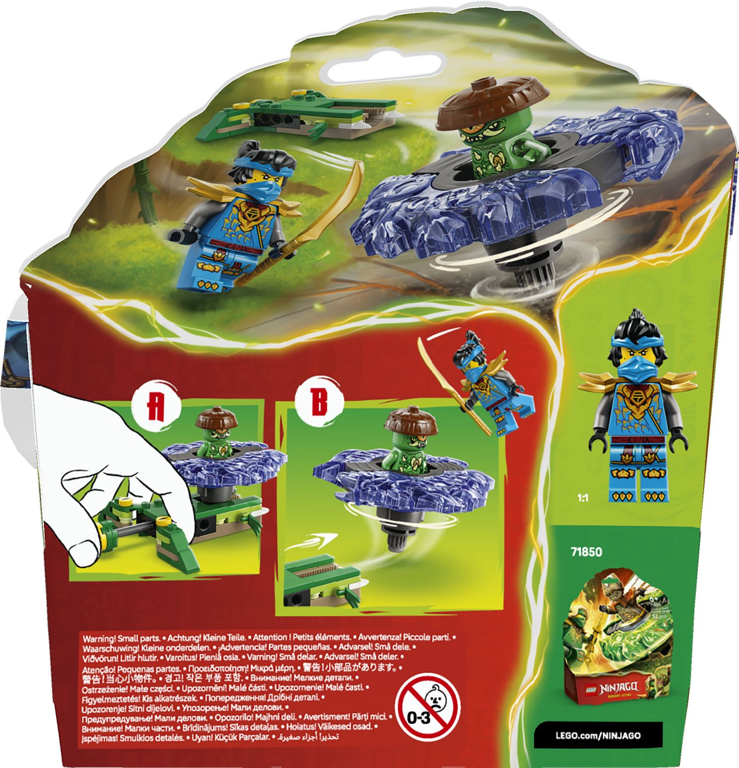 Lego ninjago 71849 – nya vs spinner mutazione - LEGO NINJAGO