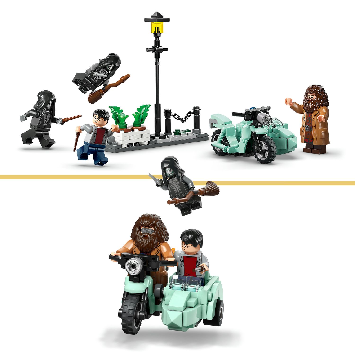 Lego harry potter 76459 – fuga privet drive hagrid - Lego