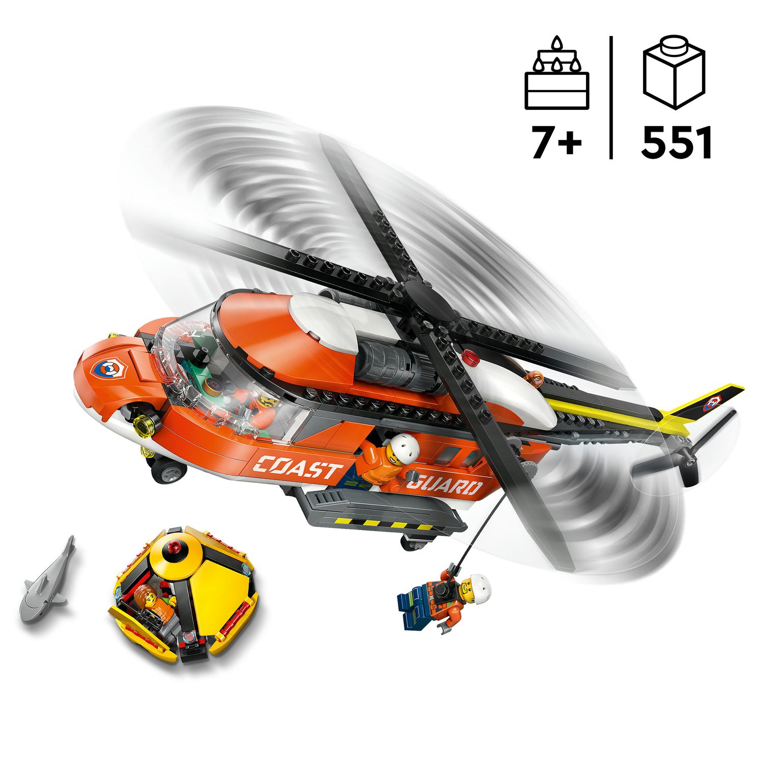 Lego city 60503 – elicottero della guardia costiera - LEGO CITY