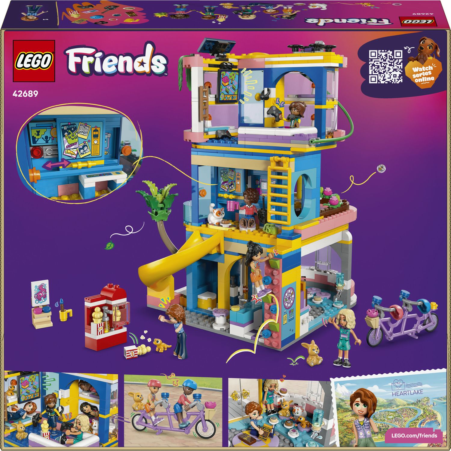Lego friends 42689 – casa amicizia heartlake city - LEGO FRIENDS