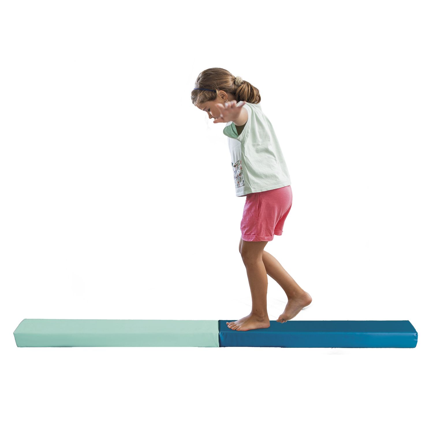 Trave equilibrio active play pieghevole con maniglie - 184x15x7cm - SUN&SPORT