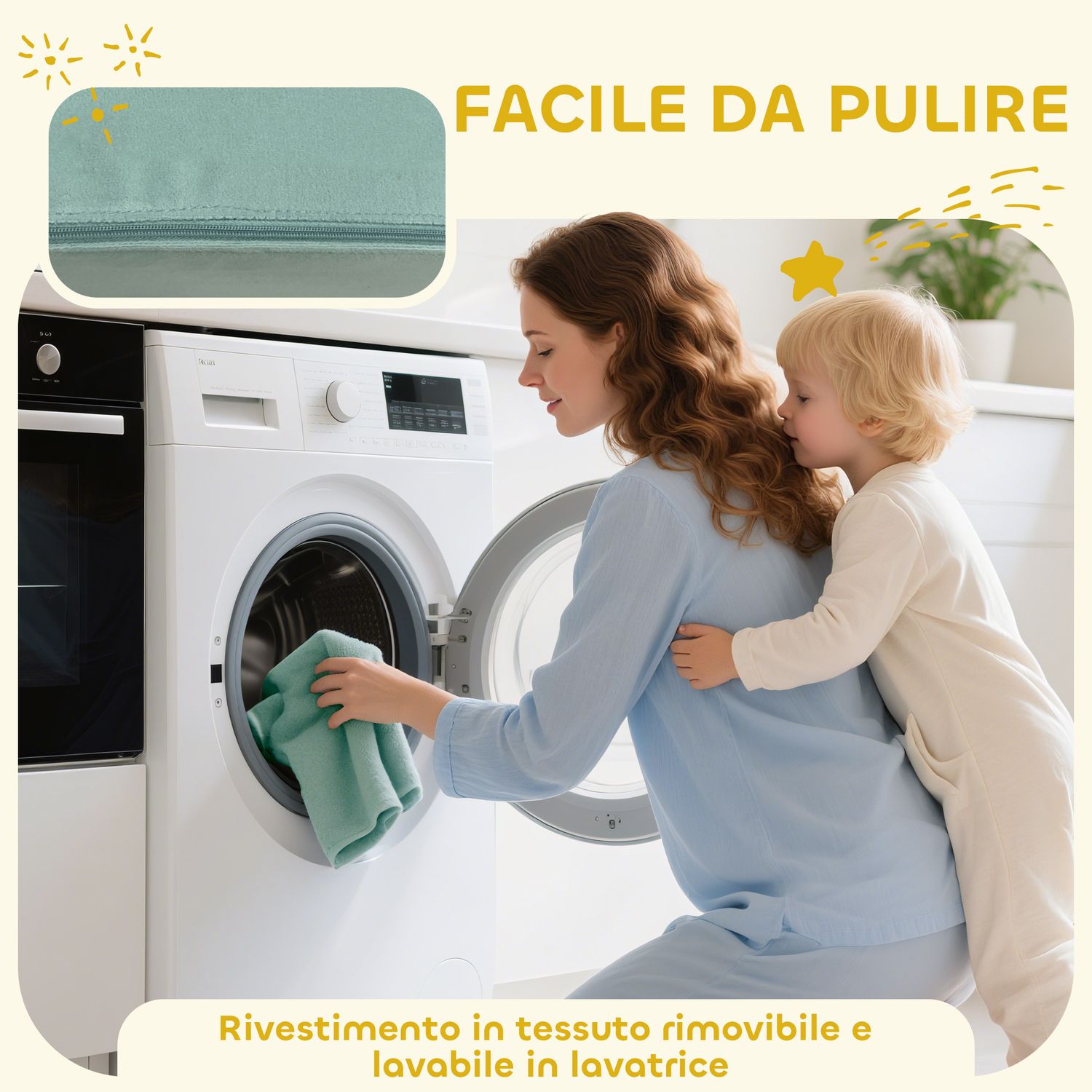 Set 15 blocchi di costruzioni morbide modulabili per bambini con 200 palline per uso interno, multicolore - 