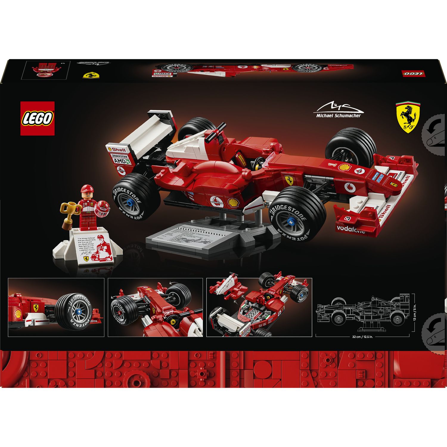 Lego icons 11375 ferrari f2004 e michael schumacher - LEGO ICONS