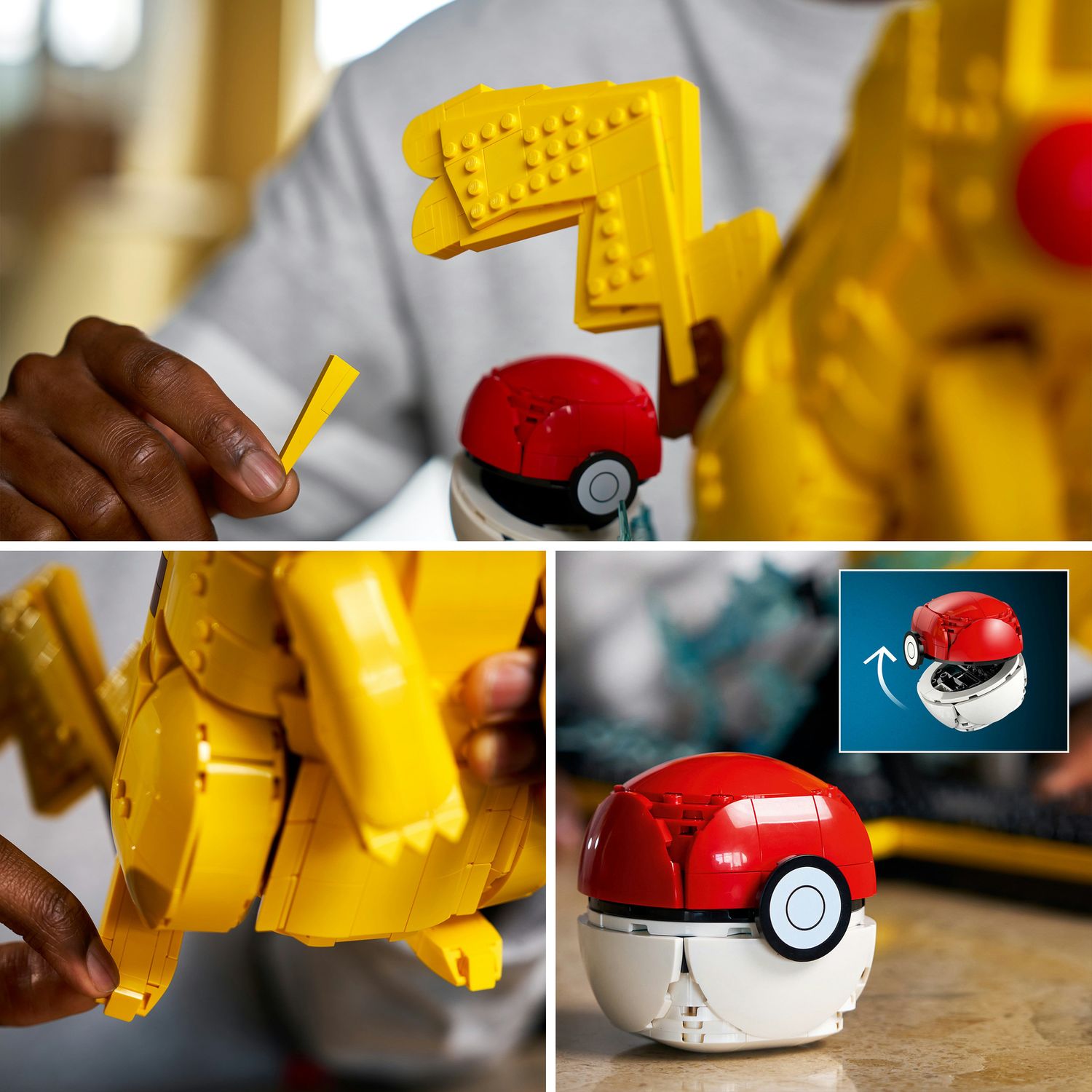Lego pokémon 72152 pikachu e poké ball - POKEMON, Lego