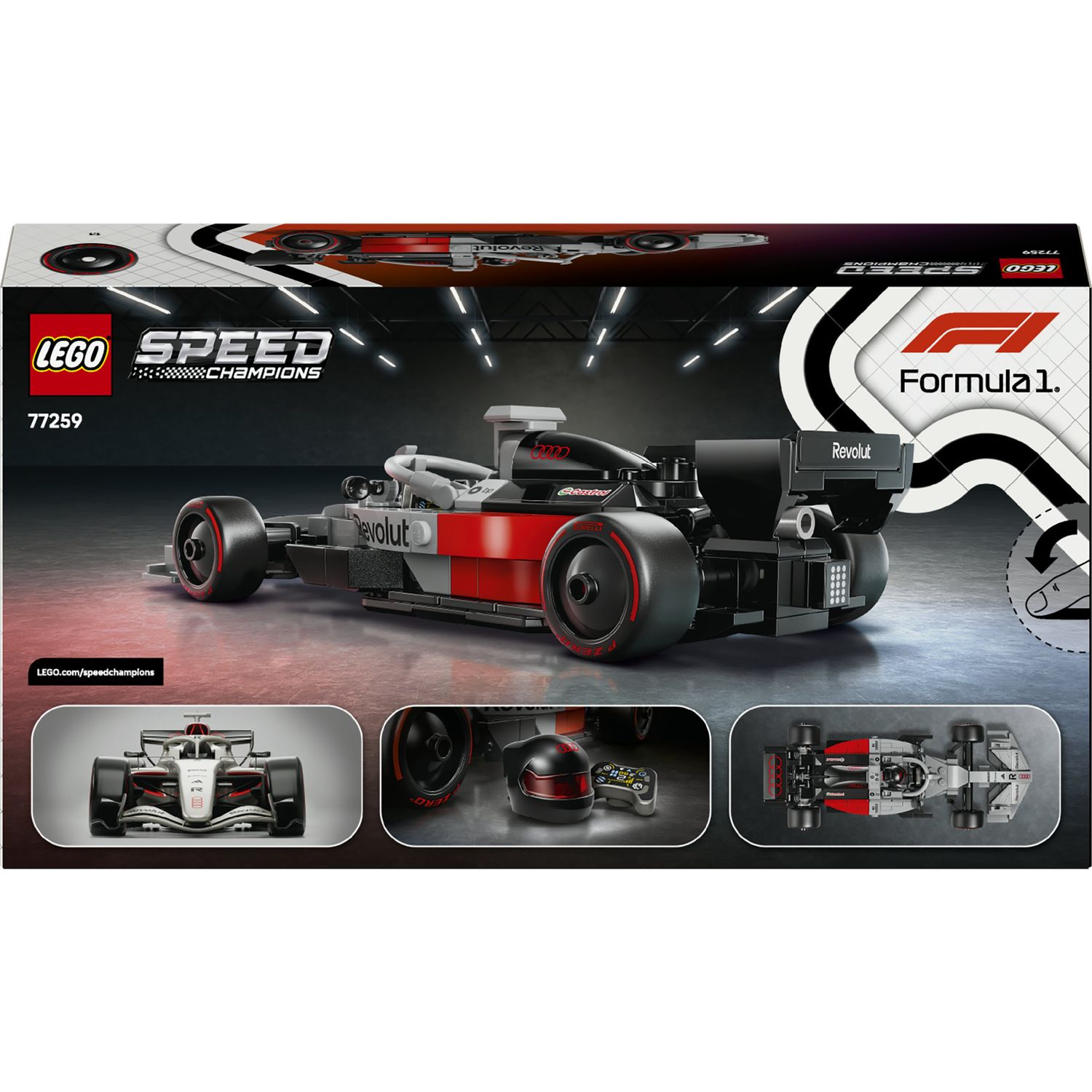 Lego speed champions 77259 auto da corsa audi revolut f1 team r26 - Lego