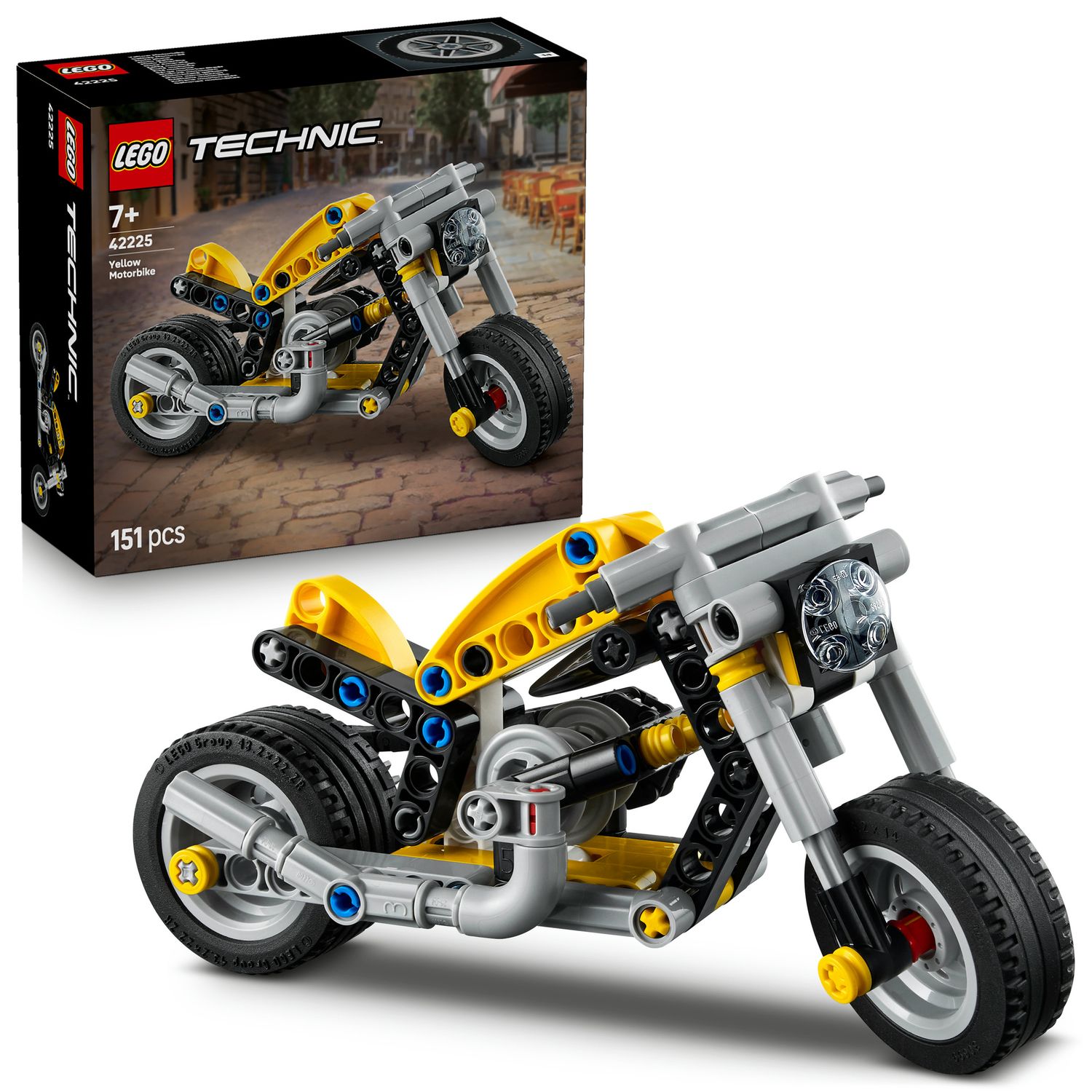 Lego technic 42225 moto gialla giocattolo - LEGO TECHNIC