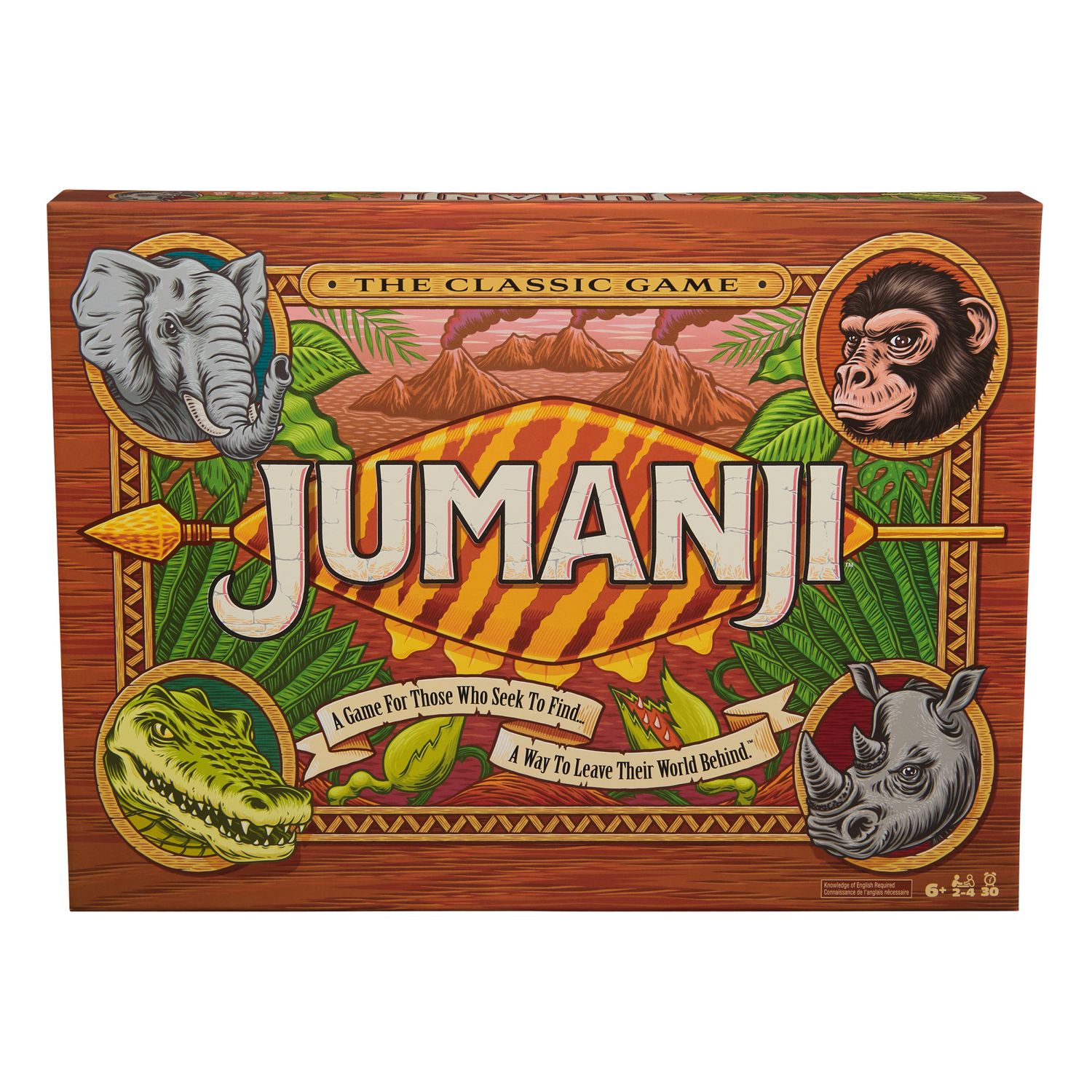 Jumanji 30th anniversary edition gioco da tavolo - avventura giungla 2-4 giocatori da 6 anni - JUMANJI
