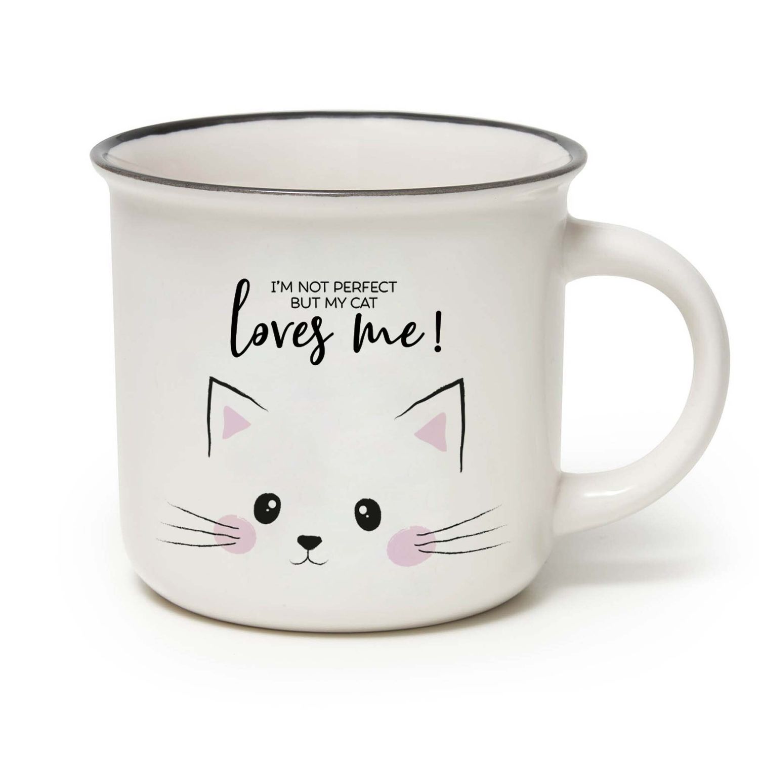 Tazza in porcellana - cup-puccino - kitty - home sweet home - LEGAMI