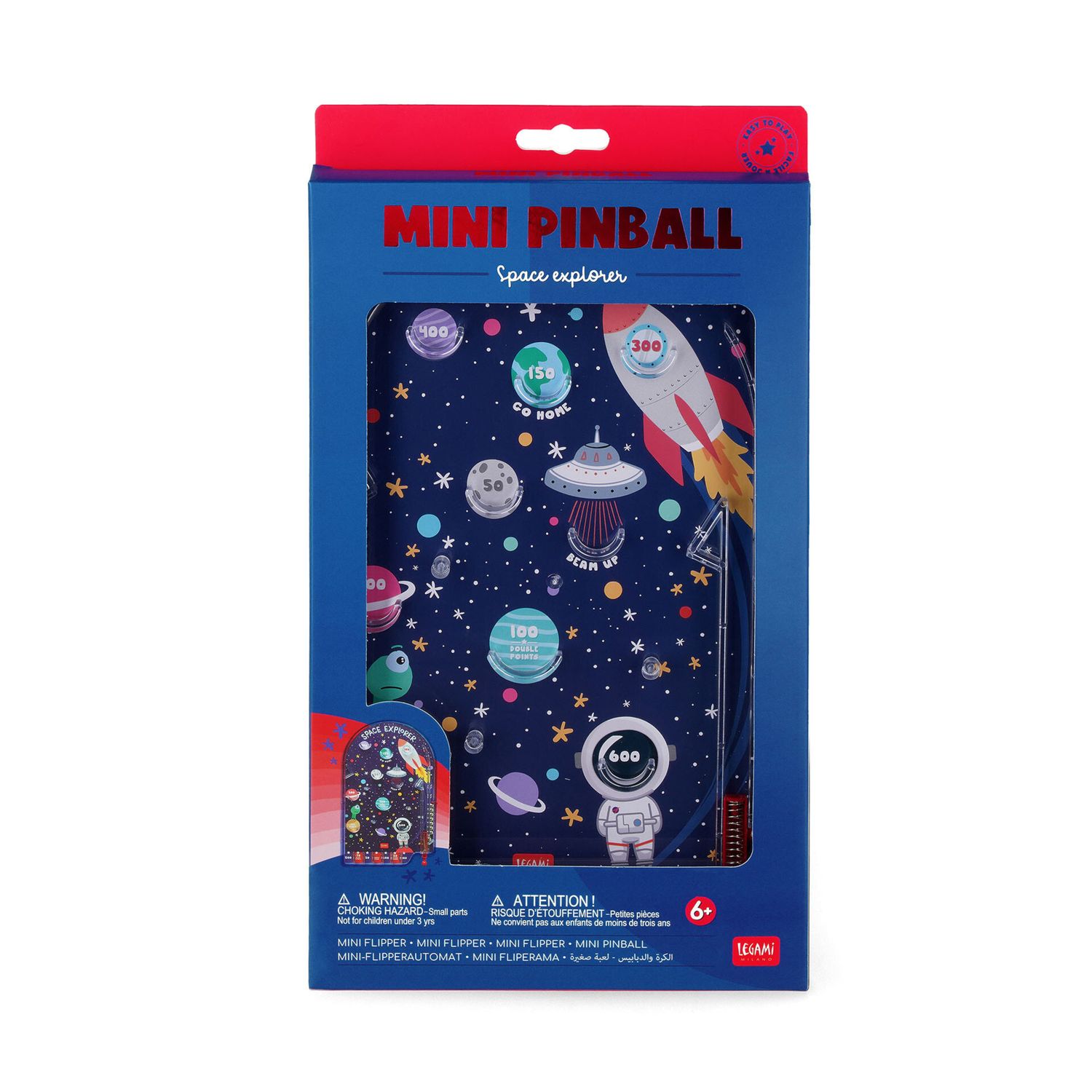 Flipper portatile space - mini pinball- wonderland - LEGAMI