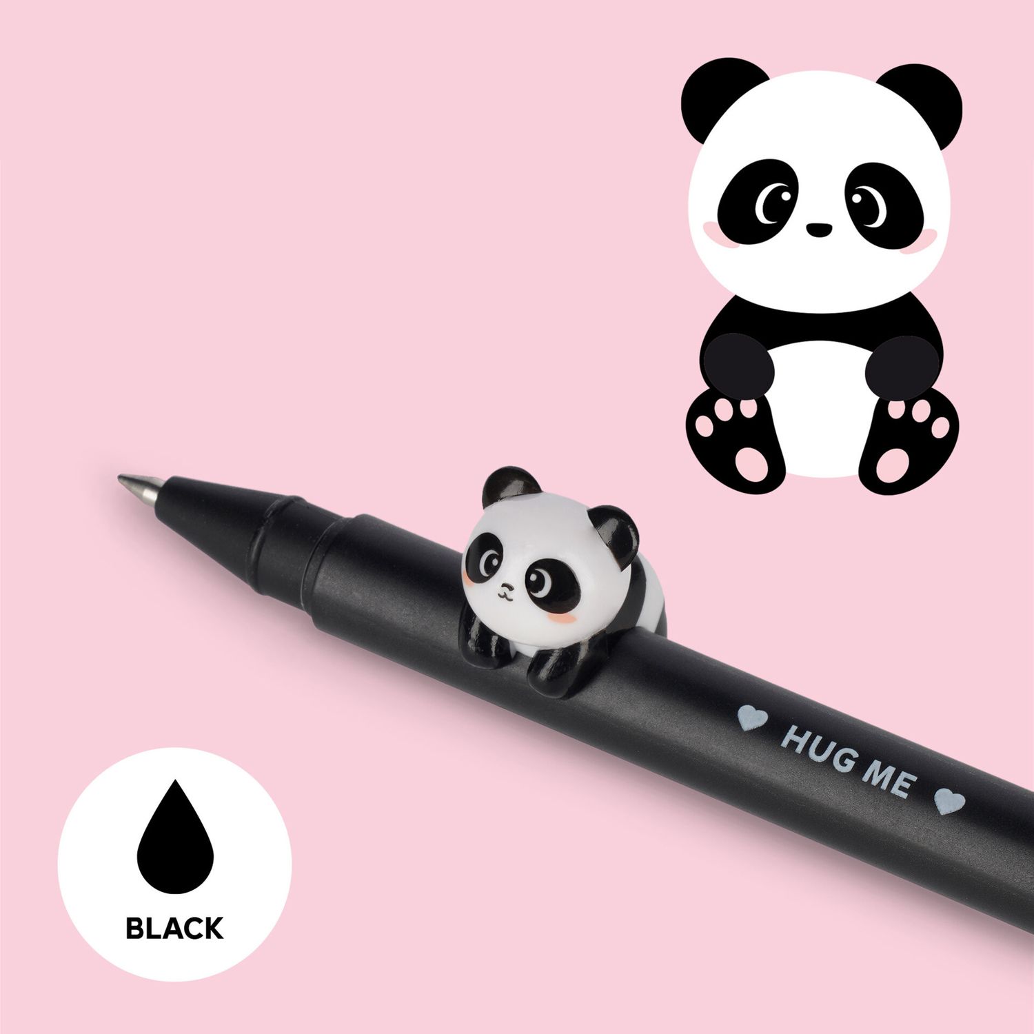 Penna gel - lovely friends - panda - extraordinary stationery - LEGAMI