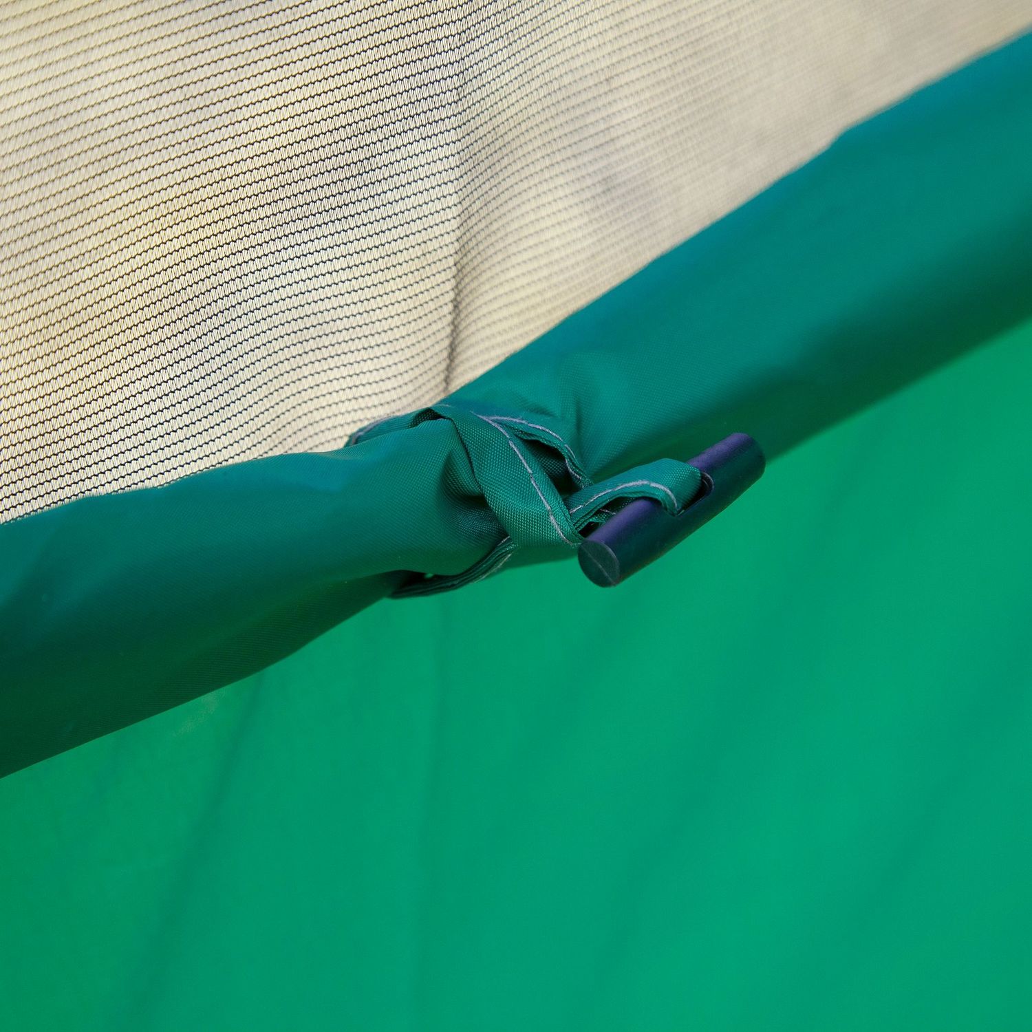 Tenda doccia da campeggio con borsa per trasporto e tasca portaoggetti 122x122x213cm, verde - 