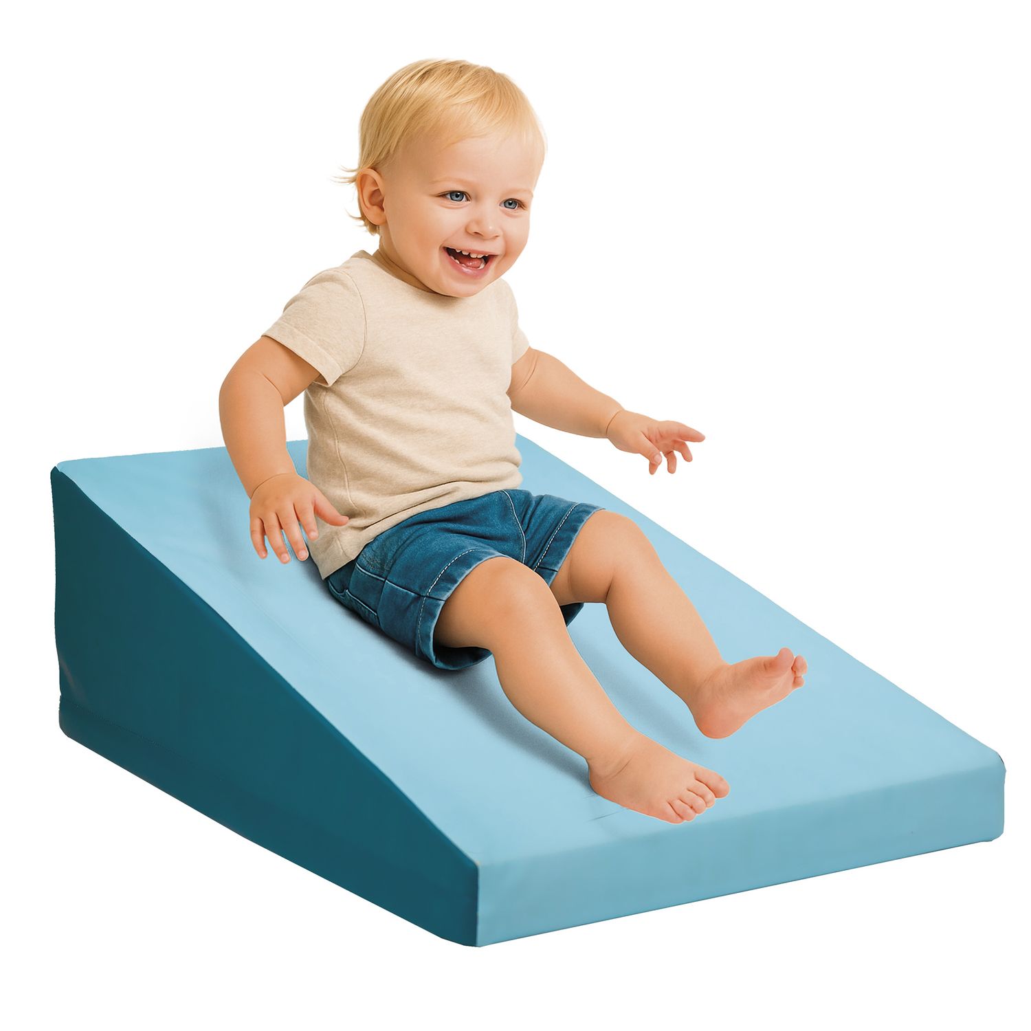 Modulo inclinato active play per equilibrio e arrampicata - 61x41x21cm, motricità personalizzabile - SUN&SPORT