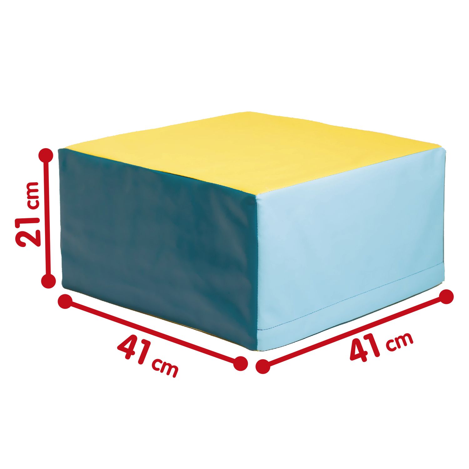 Cubo motorio active play per stabilità e coordinazione - 41x41x21cm - SUN&SPORT