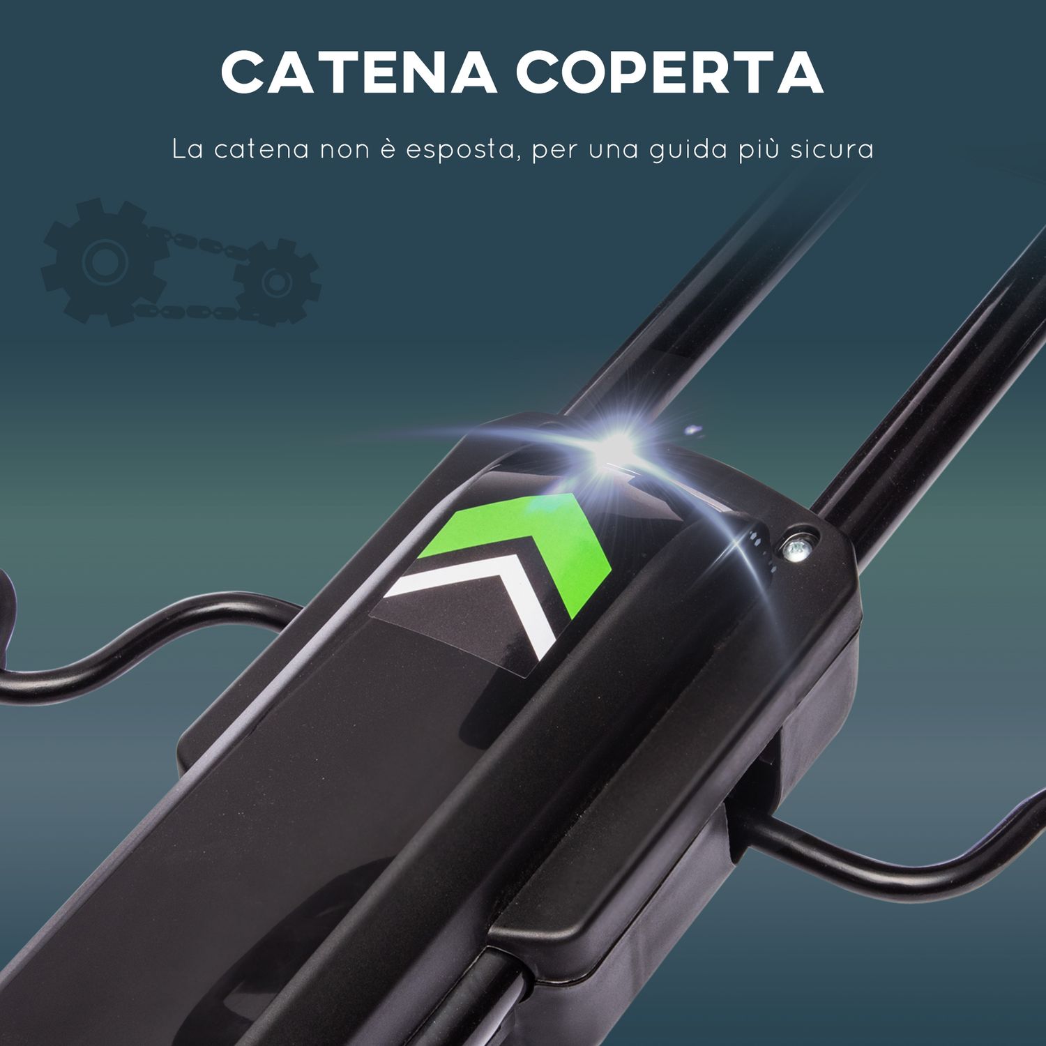 Go kart a pedali per bambini 5-12 anni in pp e metallo nero con sedile regolabile e freno a mano, 121x58x61 cm - 