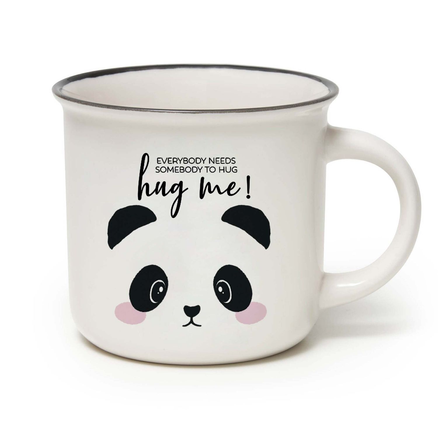 Tazza in porcellana - cup-puccino - panda - home sweet home - LEGAMI