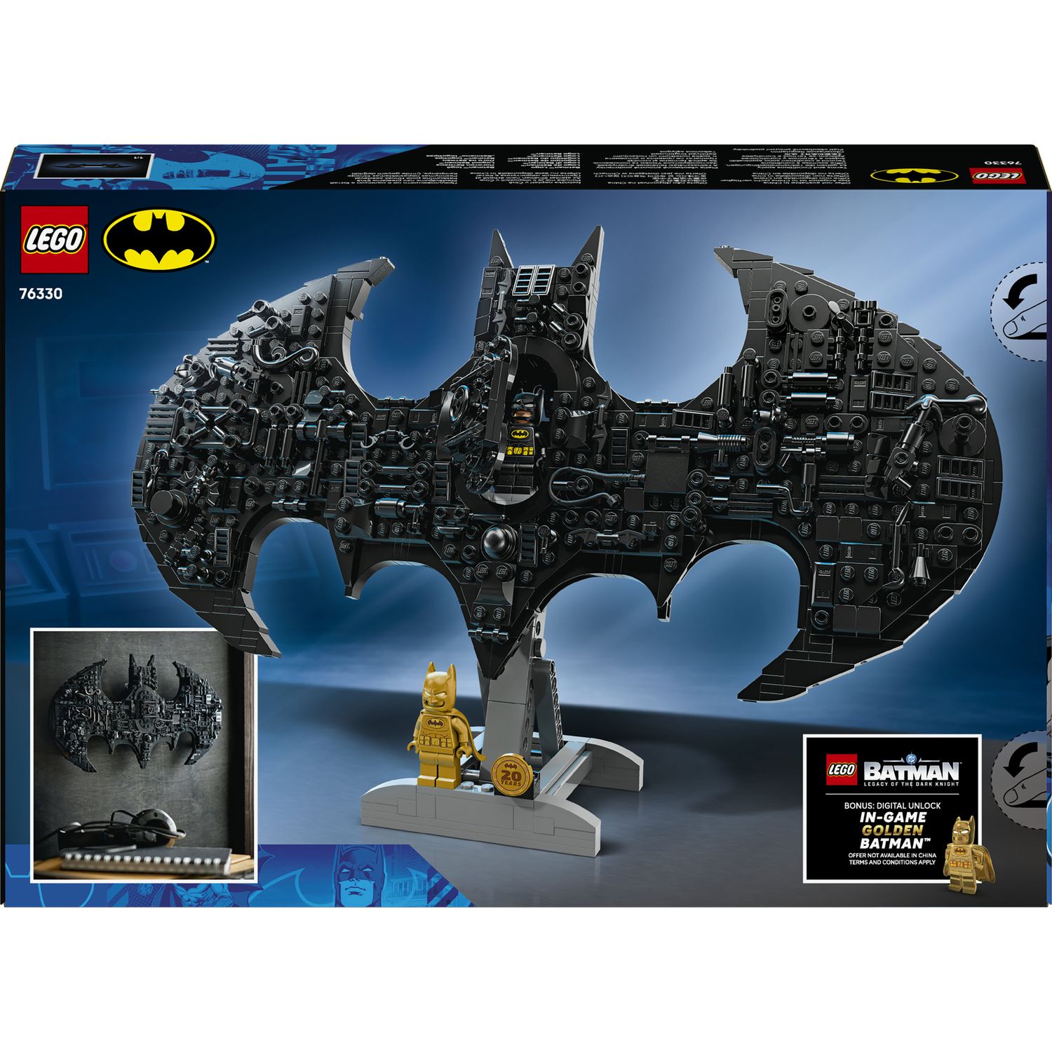 Lego dc 76330 logo di batman - BATMAN, DC COMICS, LEGO SUPER HEROES