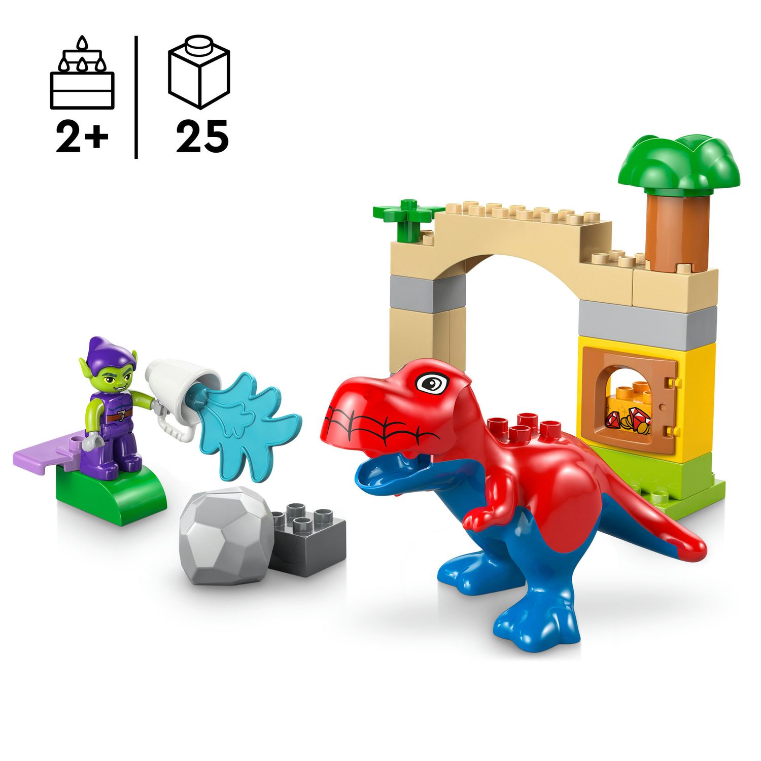 Lego duplo marvel 10463 dinosauro spidey-rex vs. goblin - LEGO DUPLO, MARVEL