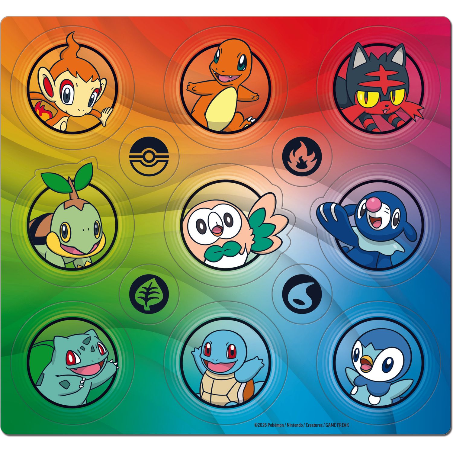 Pokémon collezione illustrazione primi compagni d'avventura - POKEMON