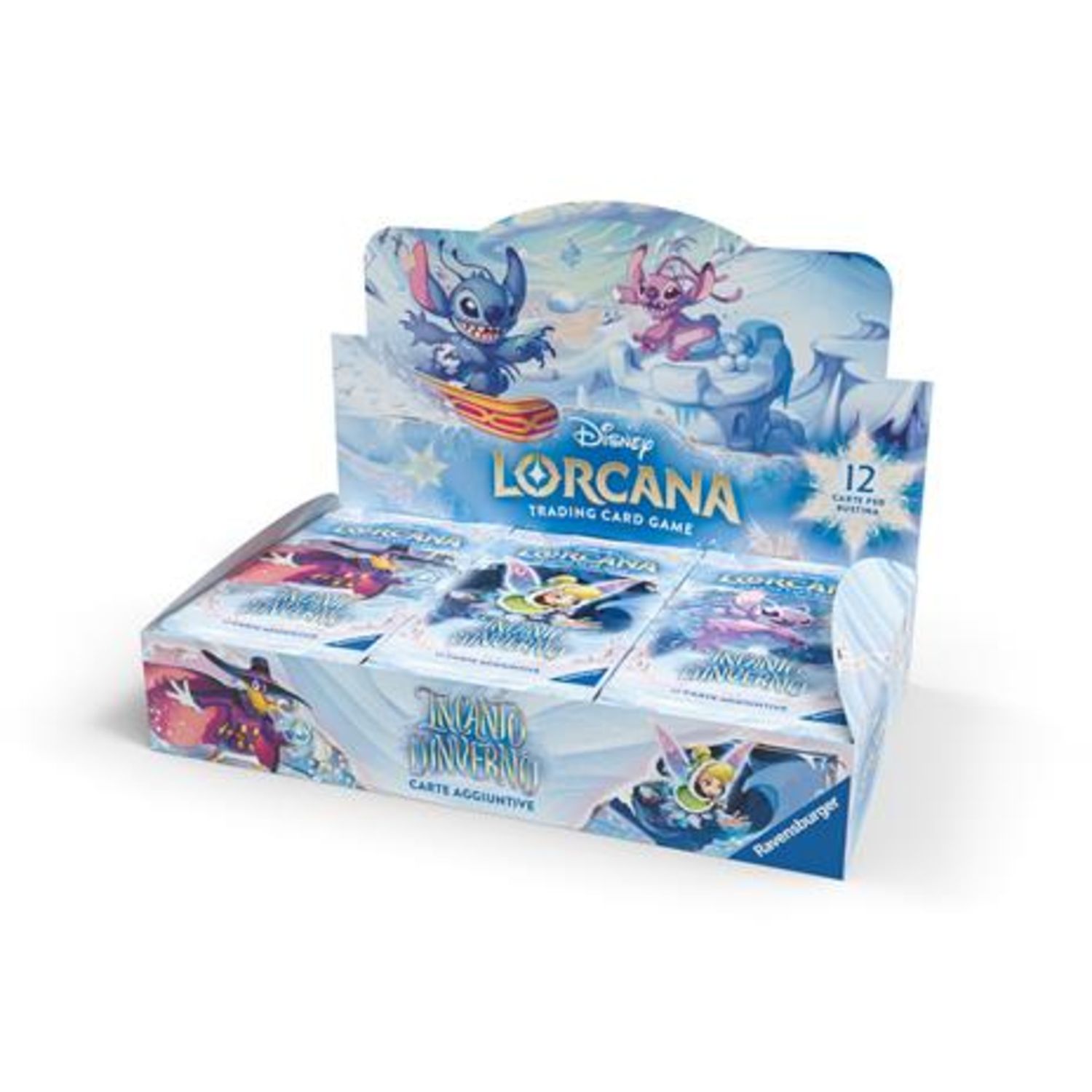 Disney lorcana – incanto d'inverno – bustina da 12 carte – 8+ anni - RAVENSBURGER, Disney, Lorcana