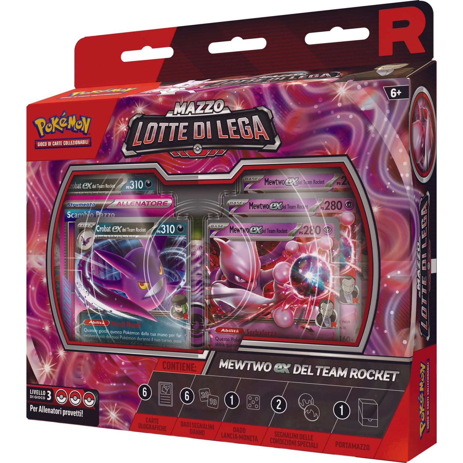 Pokémon mazzo lotte di lega mewtwo-ex del team rocket - POKEMON