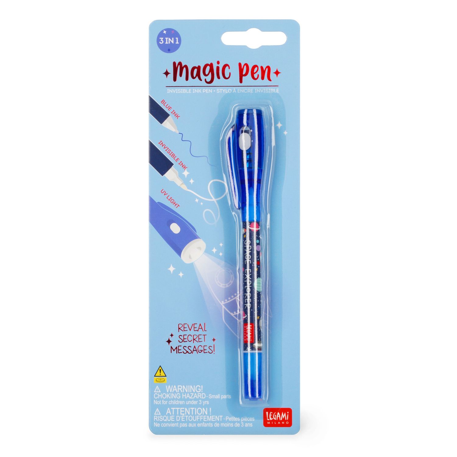 Penna con inchiostro invisibile - magic pen - extraordinary stationery - LEGAMI